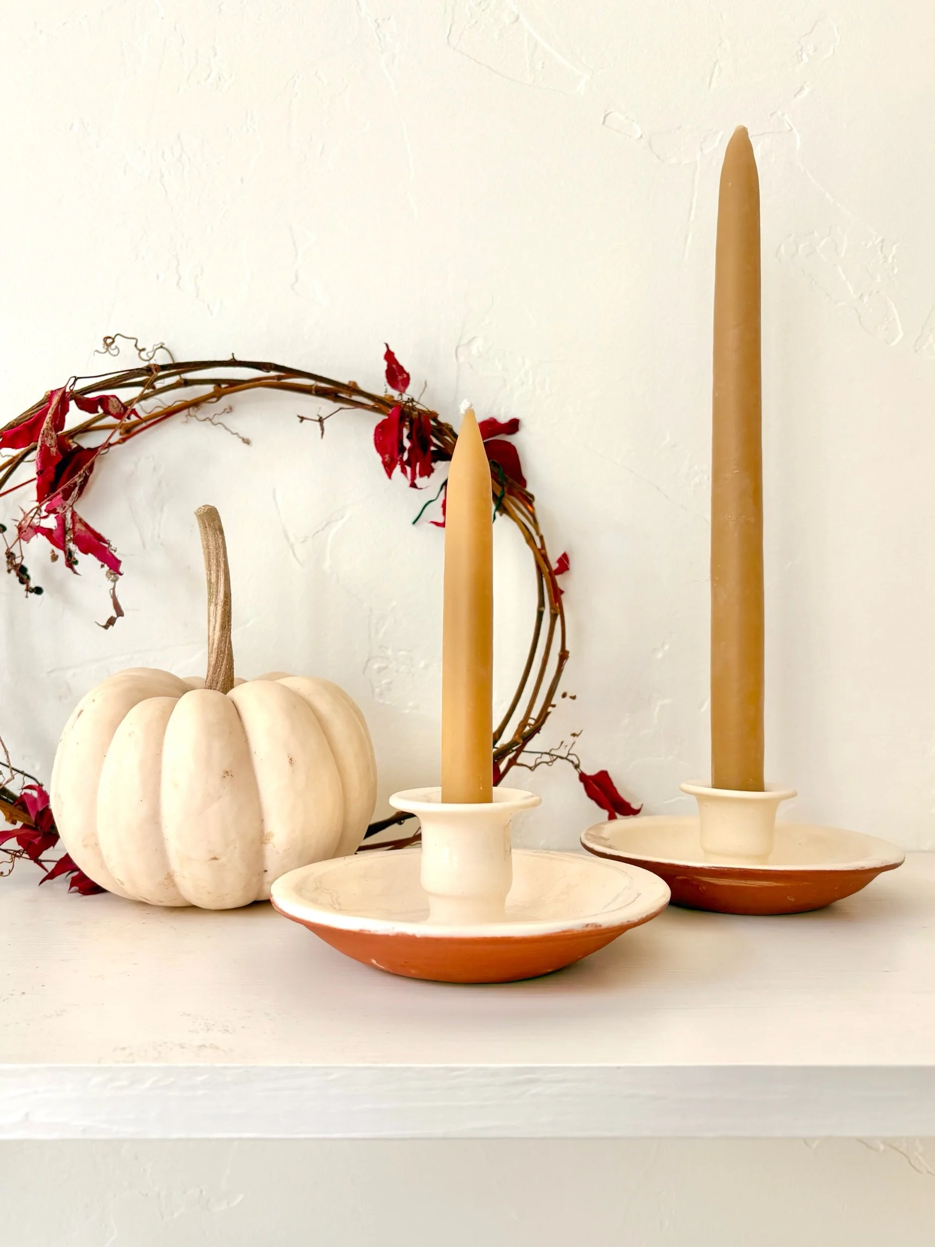 Terra Cotta Candelero