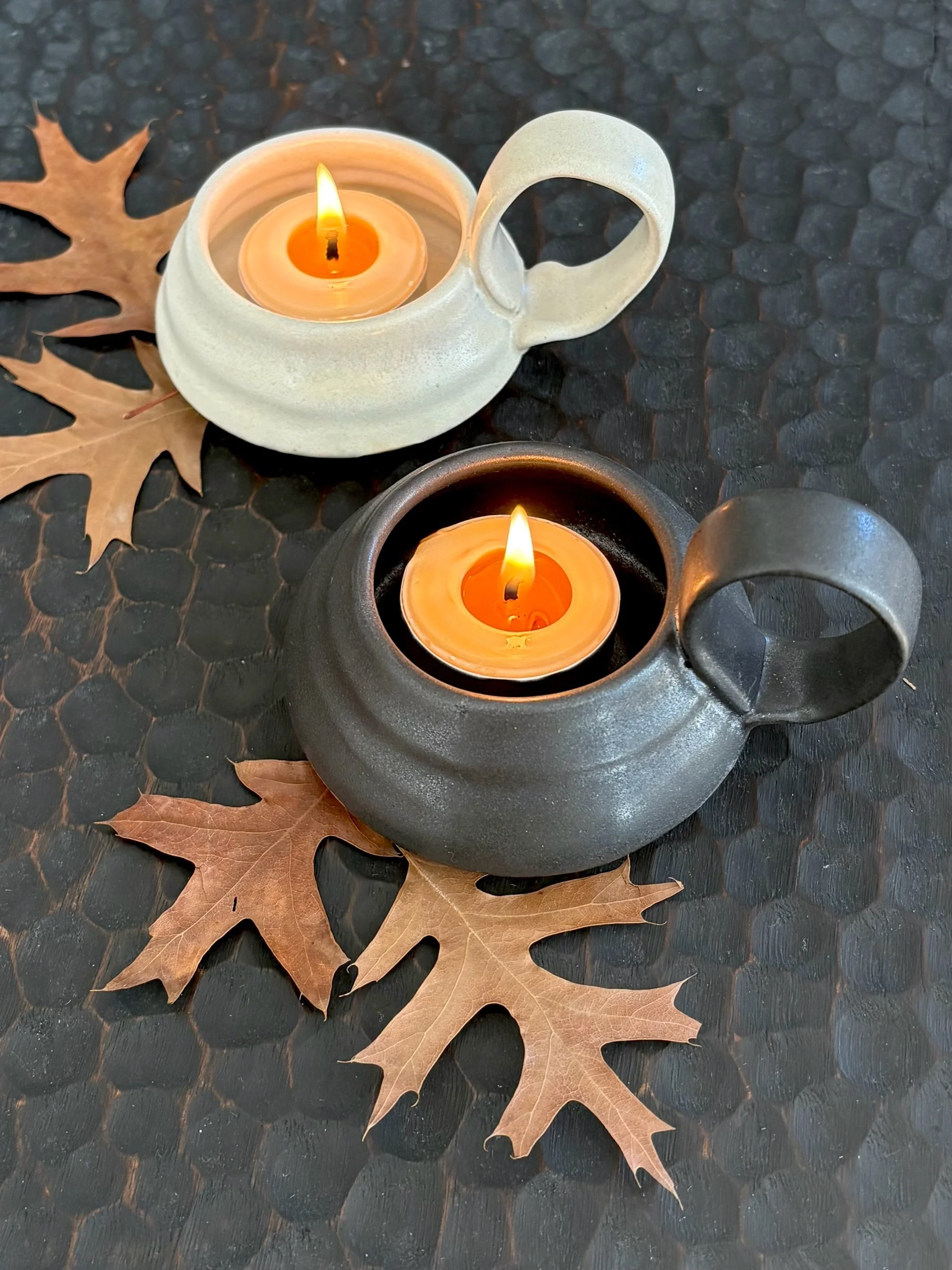 Stoneware Tea Light Holder