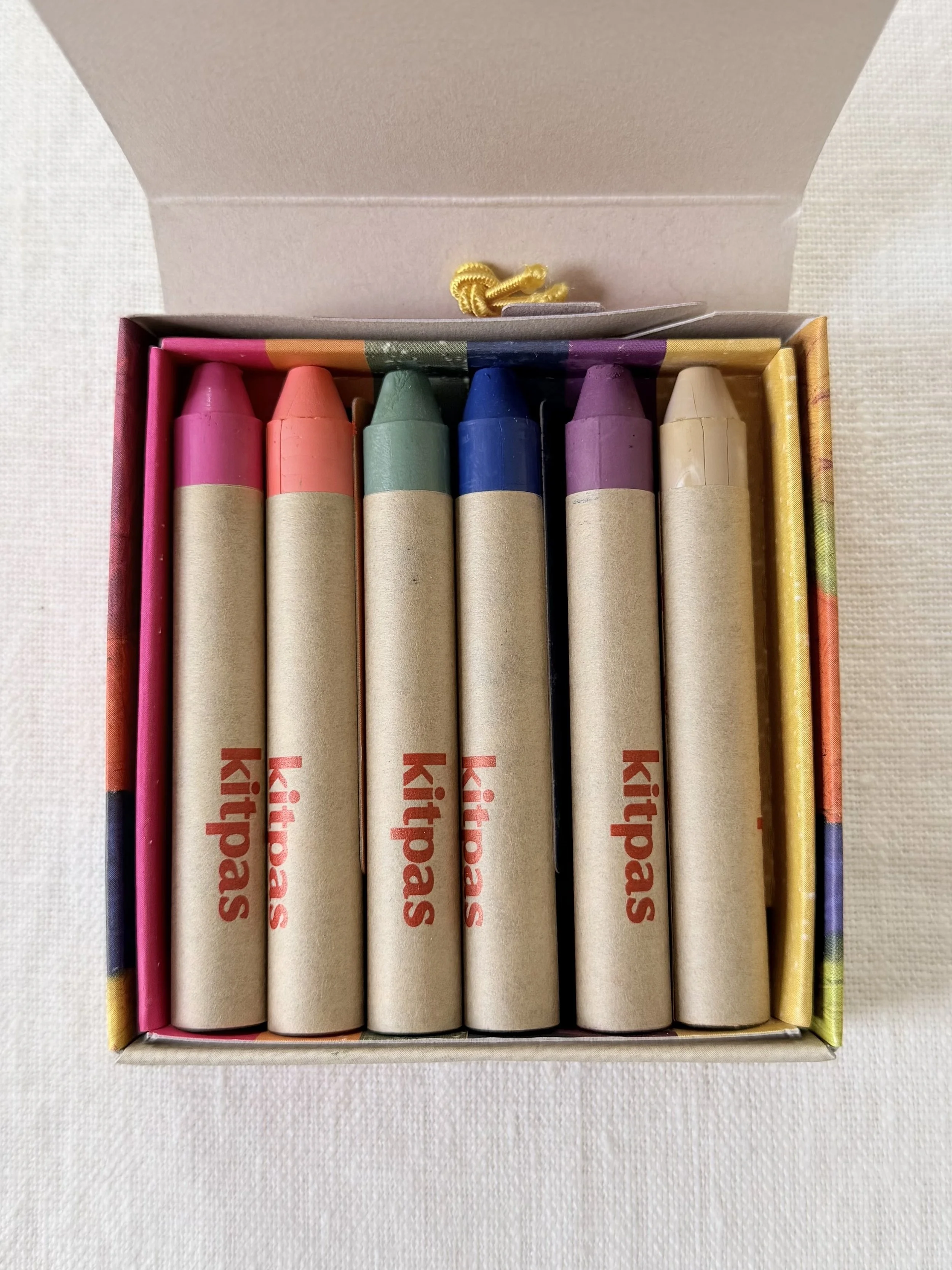 Kitpas Rice Bran Wax Crayons
