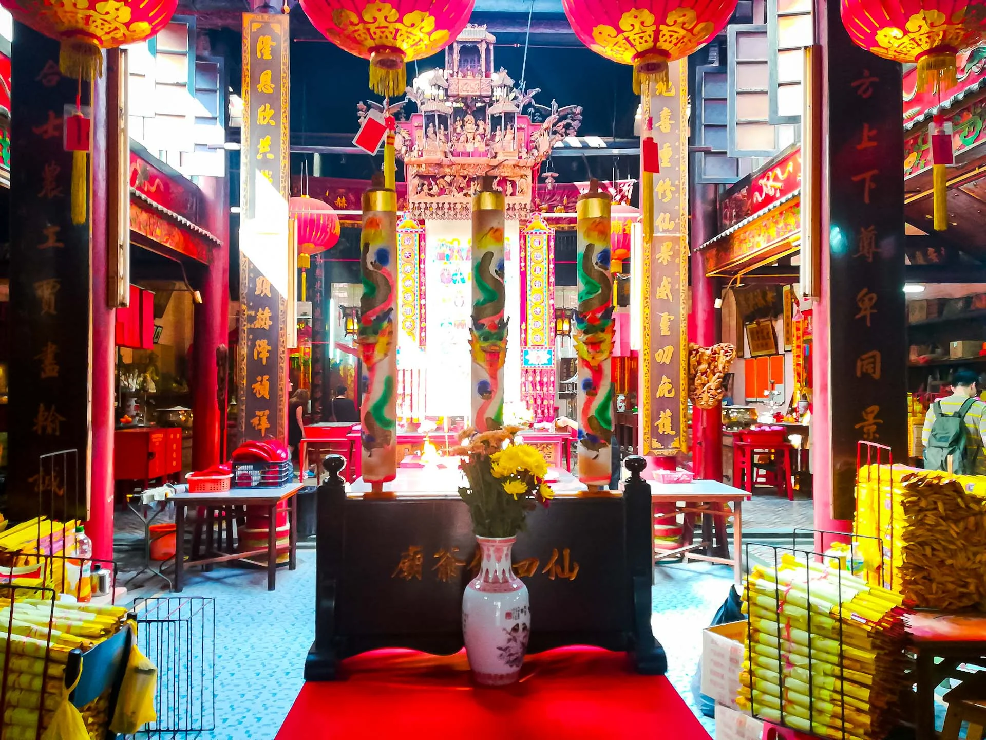 Sin Sze Si Ya Temple in the heart of Kuala Lumpur