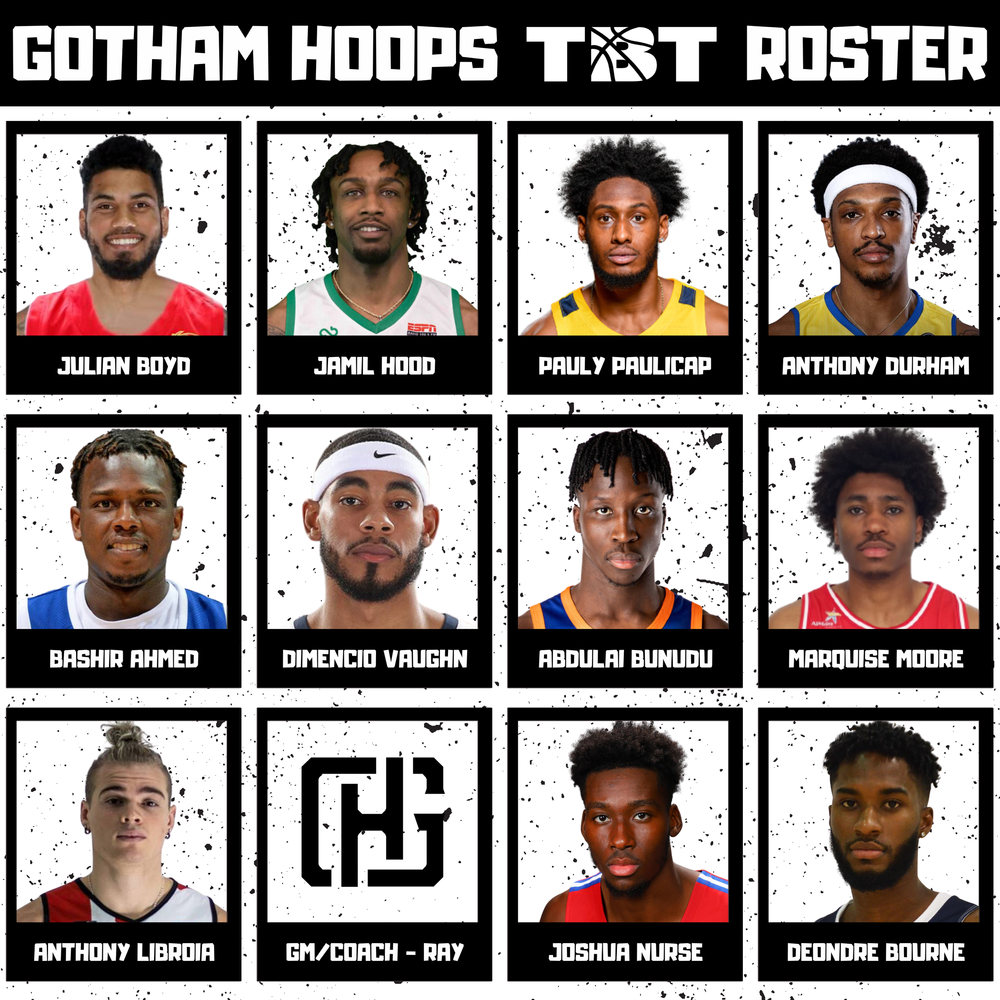 Gotham Hoops Announces TBT Roster — Gotham Hoops