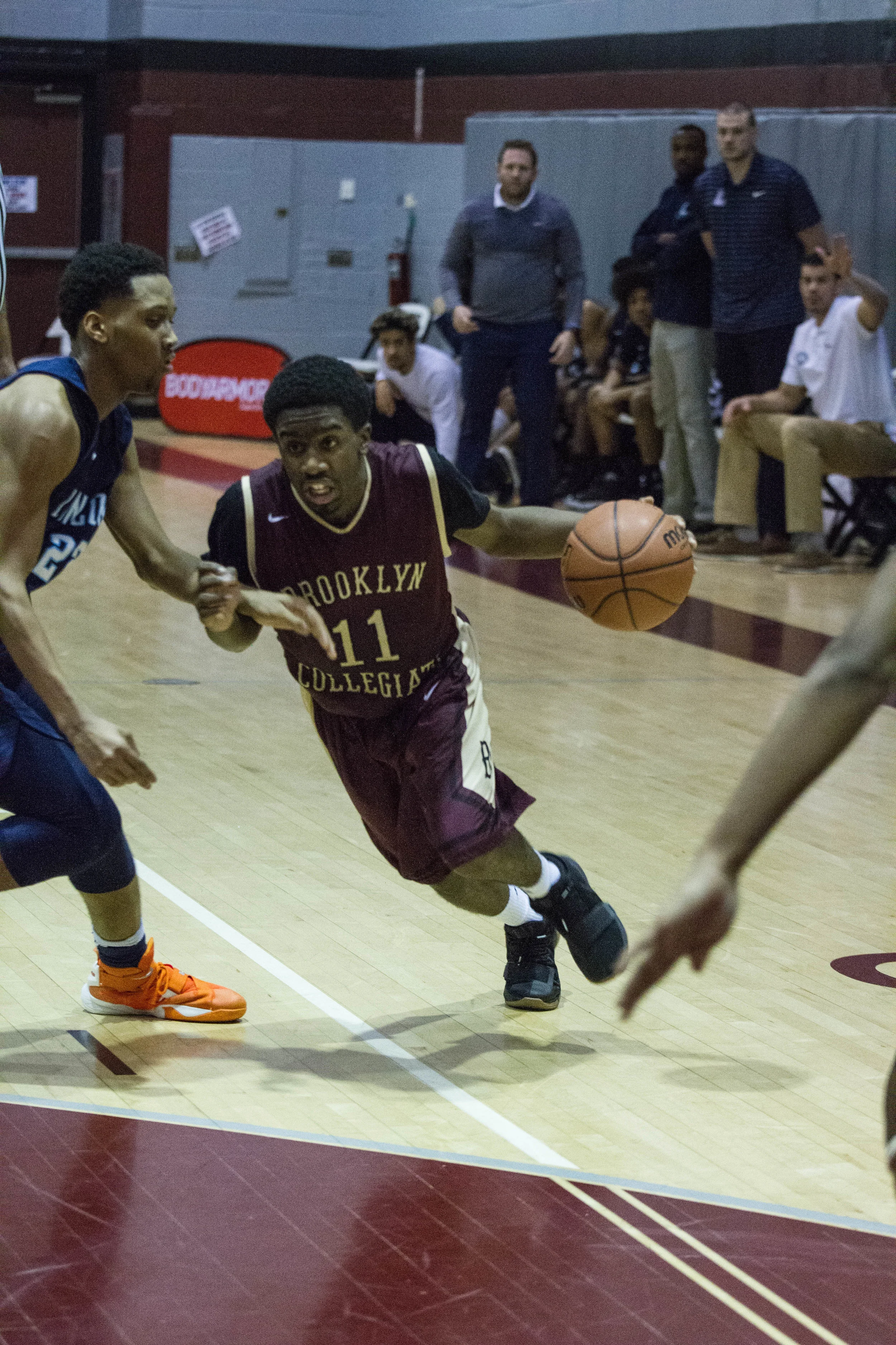 Majesty Johnson ‘20 creates with the left. (Photo by Studio15)