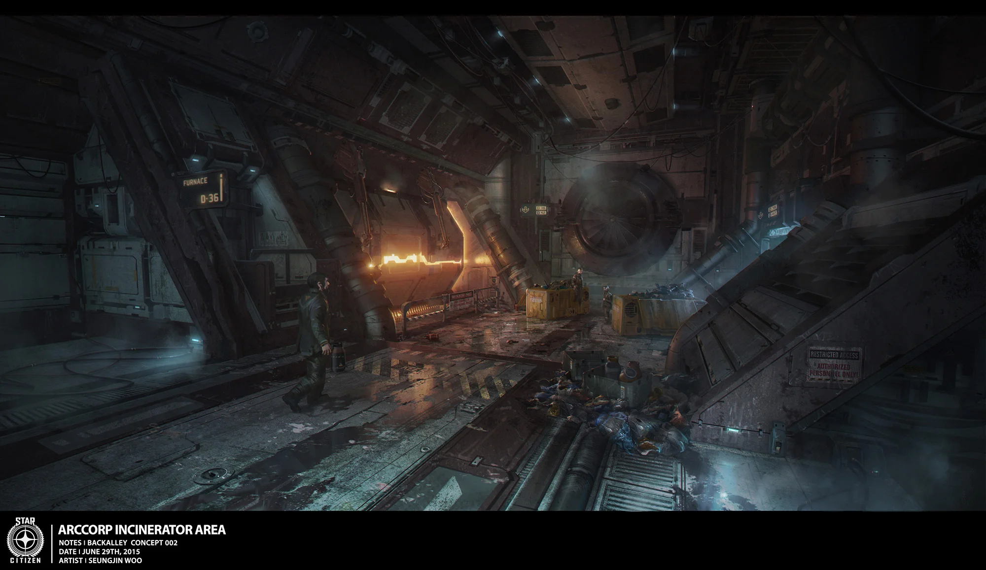 Arccorp Incinerator Area - Star Citizen