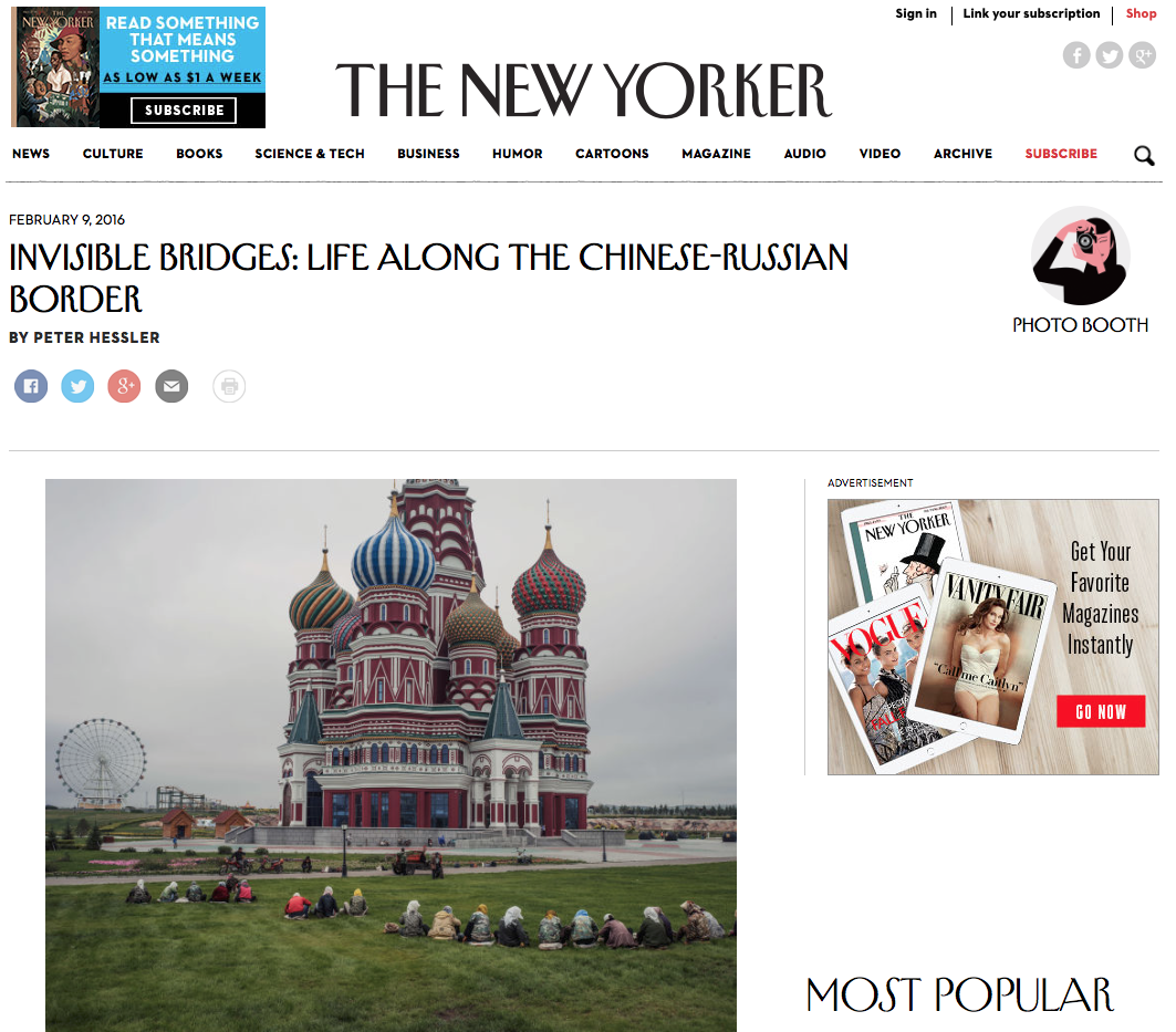 "A People's Friendship" on The New Yorker