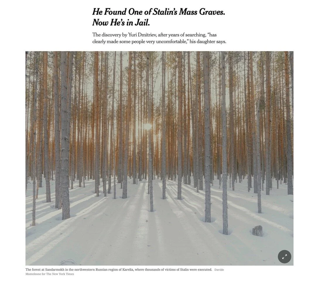 The New York Times - Sandarmokh