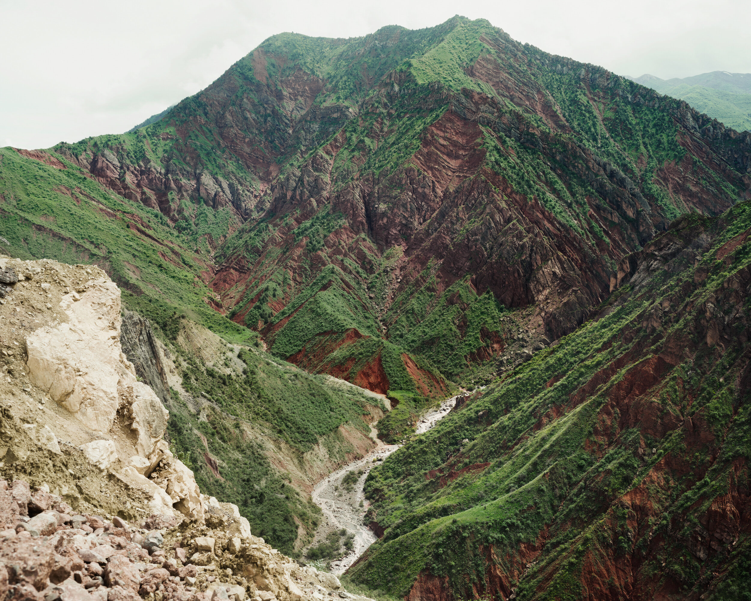  Tajikistan, 06/2016. Mountains around Norak. GENERAL CAPTION*** It has been occupied by the Russians, the Mongols, the Turks, the Arabs and the Uzbeks, the Chinese, as well as Genghis Khan. The ancient, mountainous state of Tajikistan has been at th