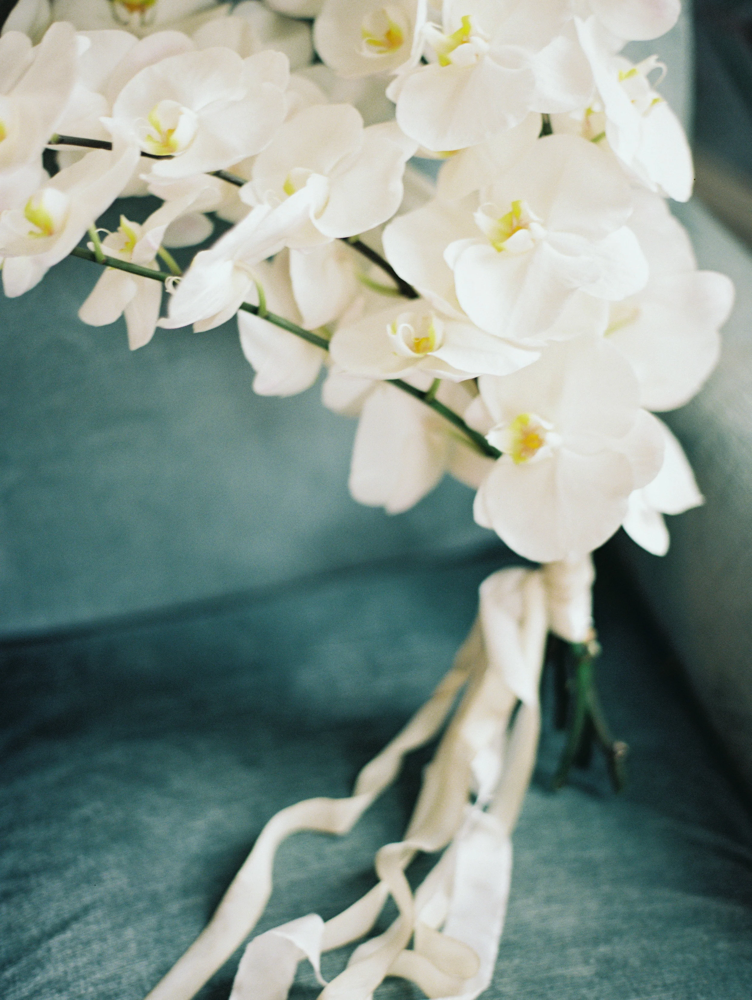 My bride wanted all orchids! So elegant!