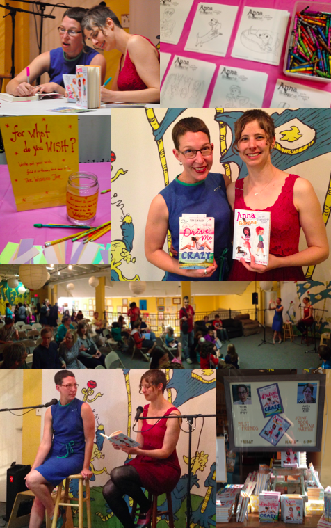Joint book release party with author Terra Elan McVoy ( Drive Me Crazy ) at Little Shop of Stories in Decatur, GA (May)