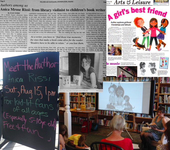 Reading at the Stonington Public Library in Stonington, ME (August)