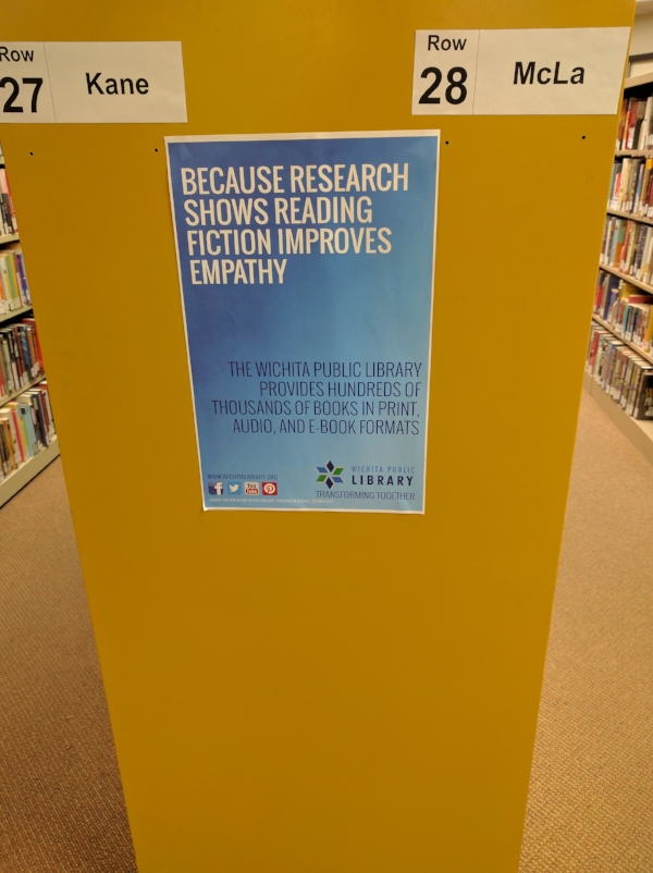 Sighted at my public library recently.