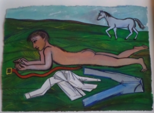Original watercolour dated 2007