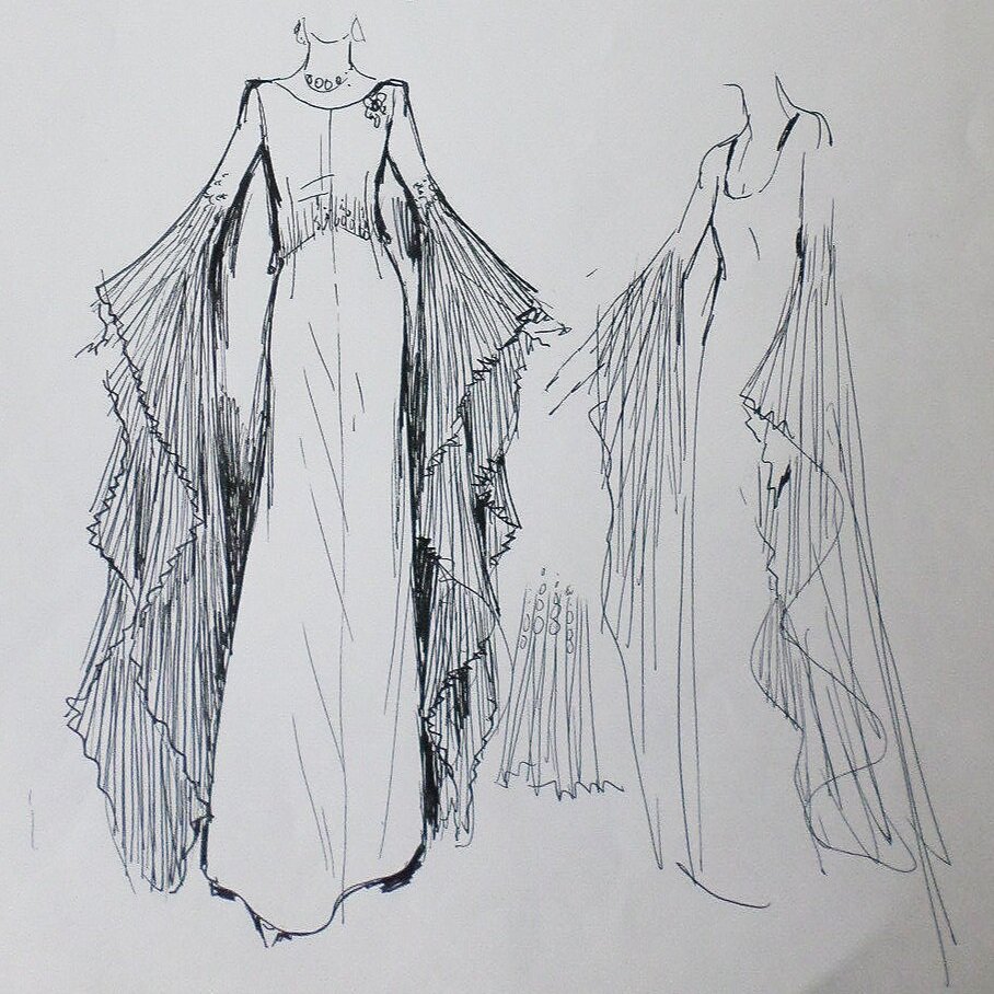 SOLD - Design for HM The Queen  1977