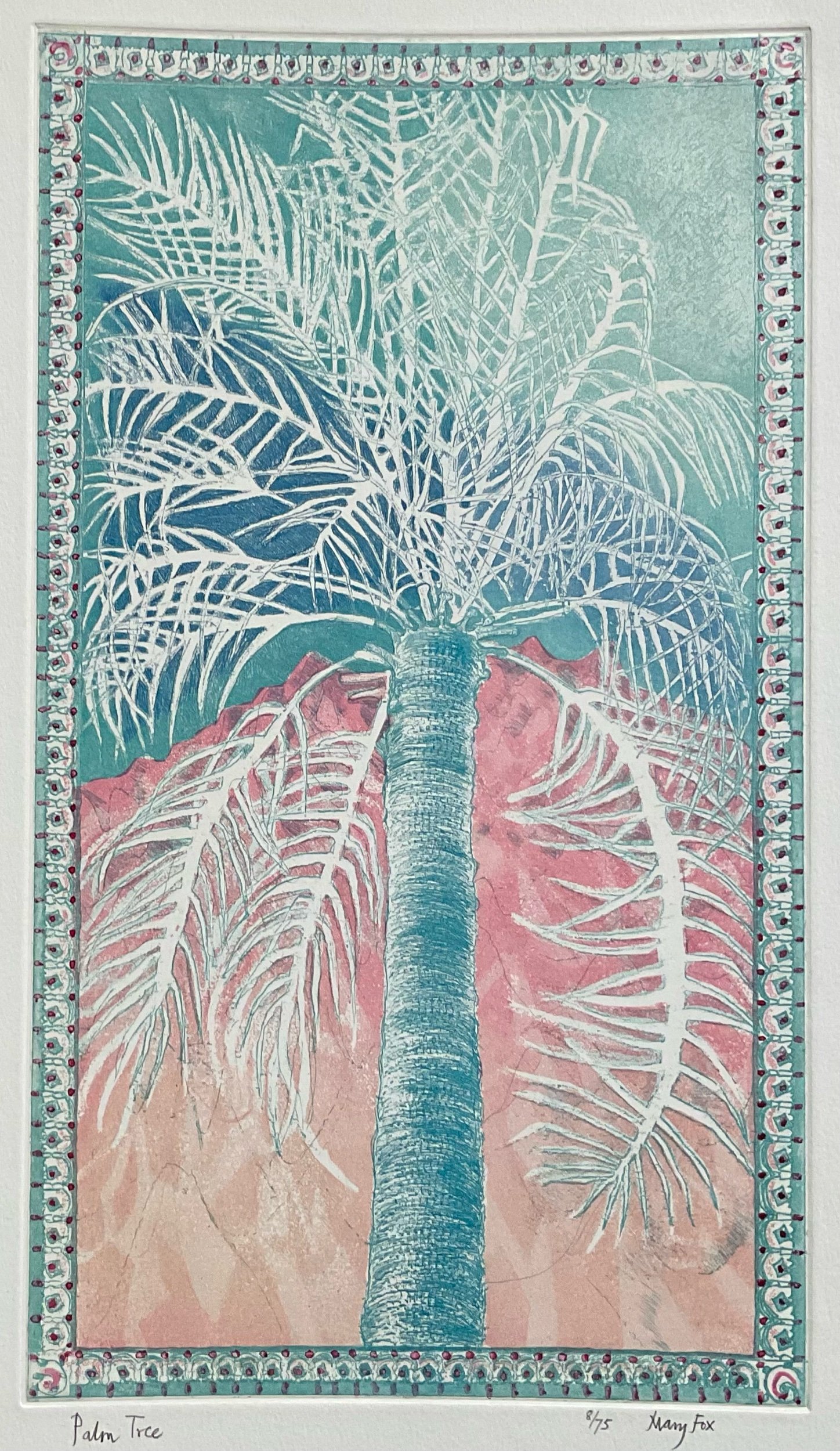Aqua Palm Tree 