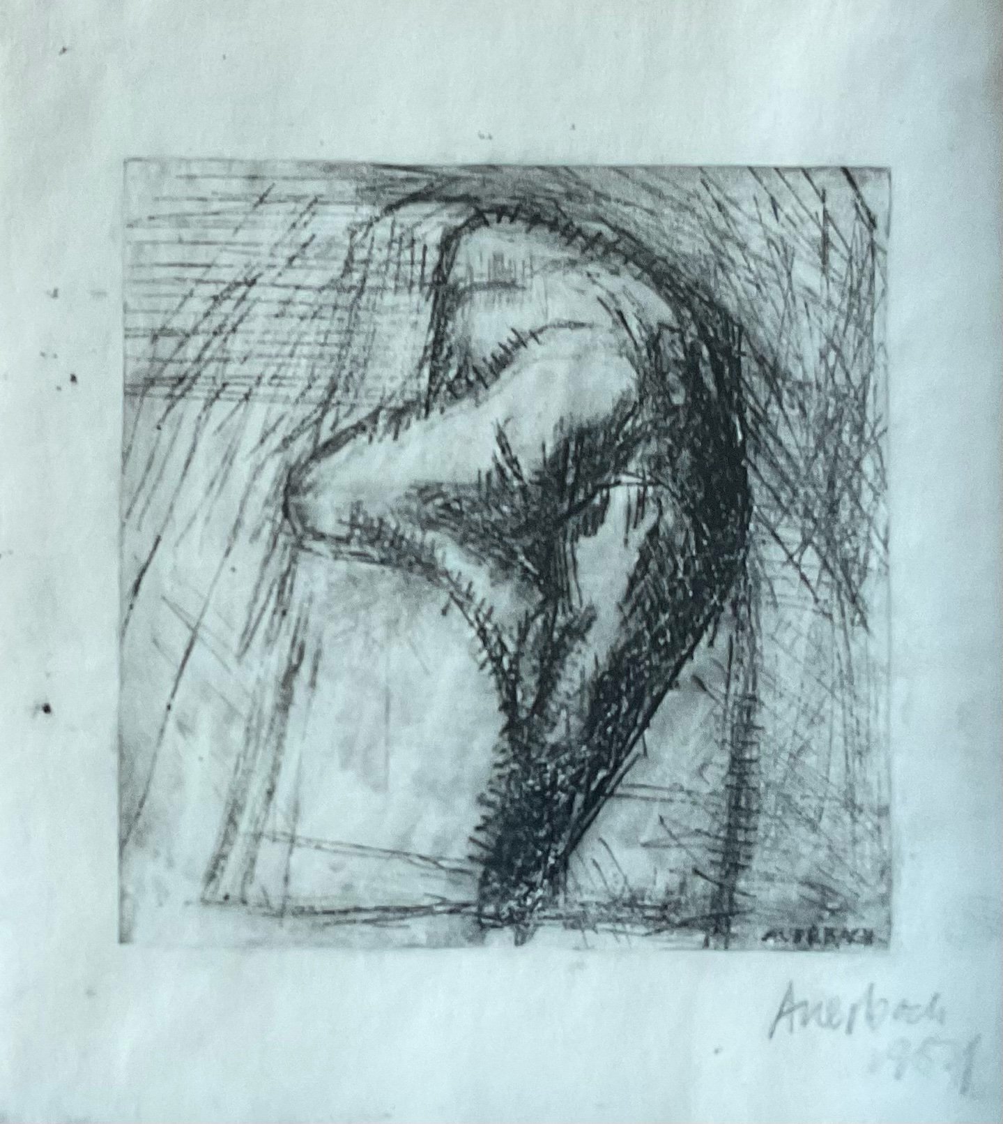 Drypoint of Nudes 1954