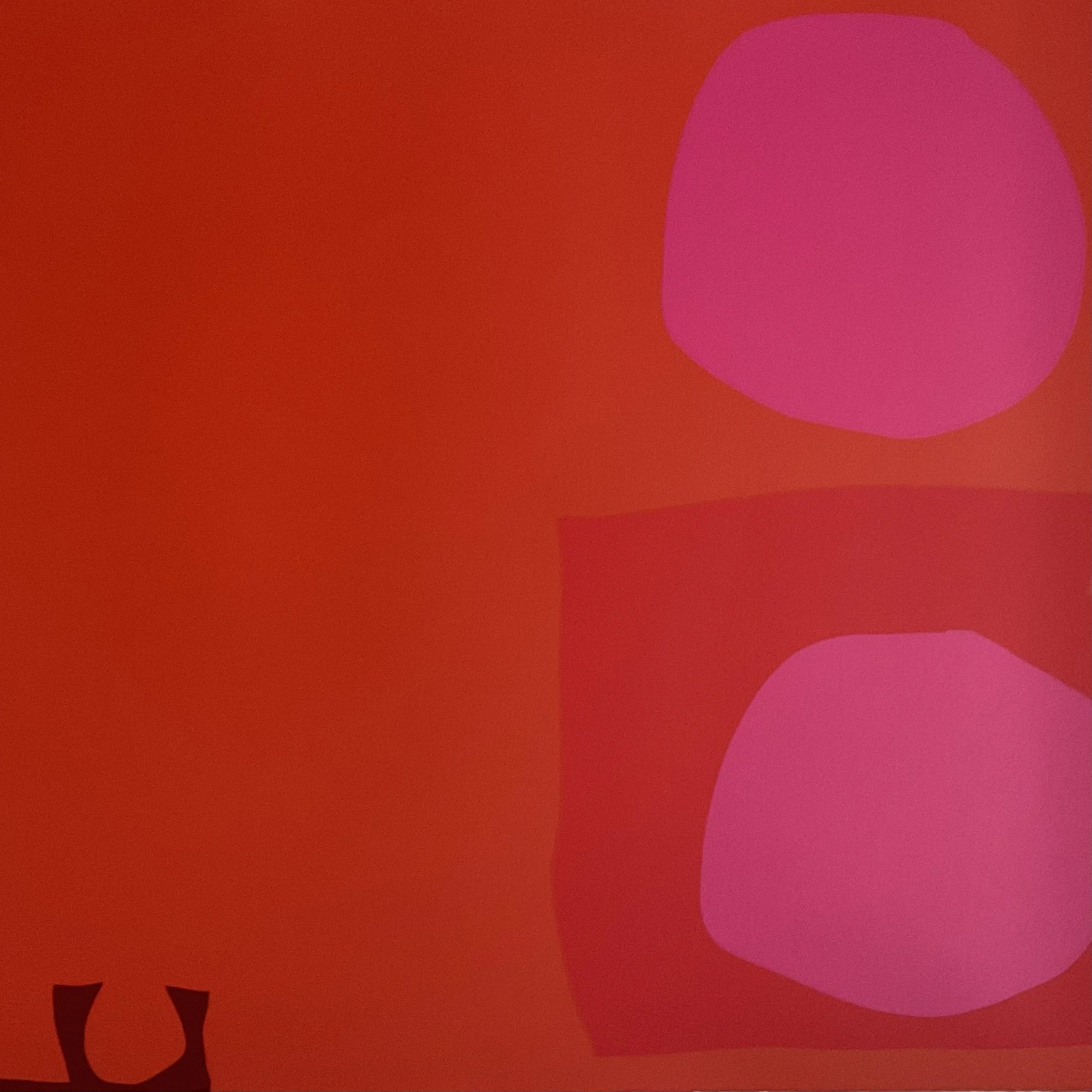 Two Magenta discs