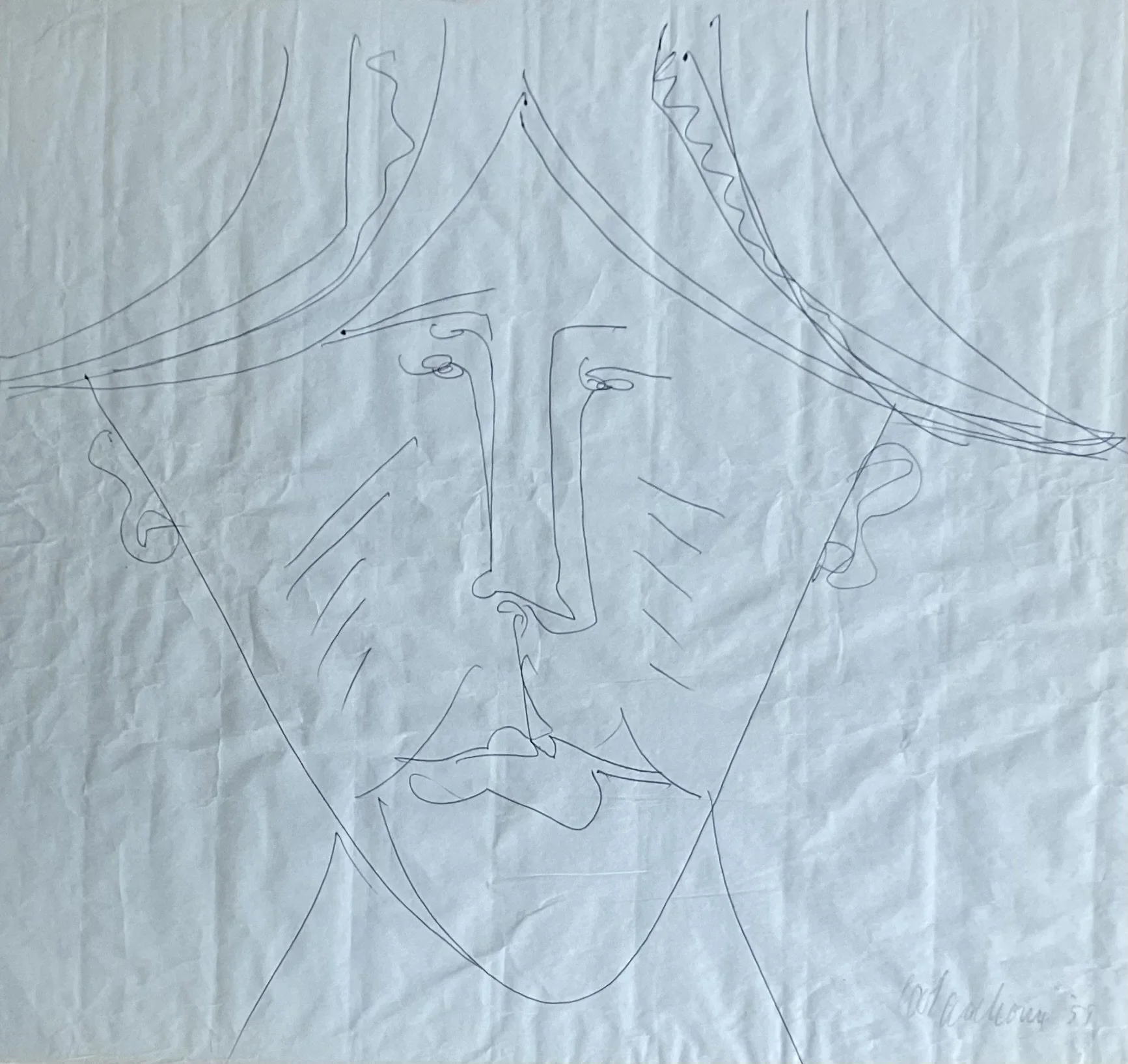 Biro drawing 1959