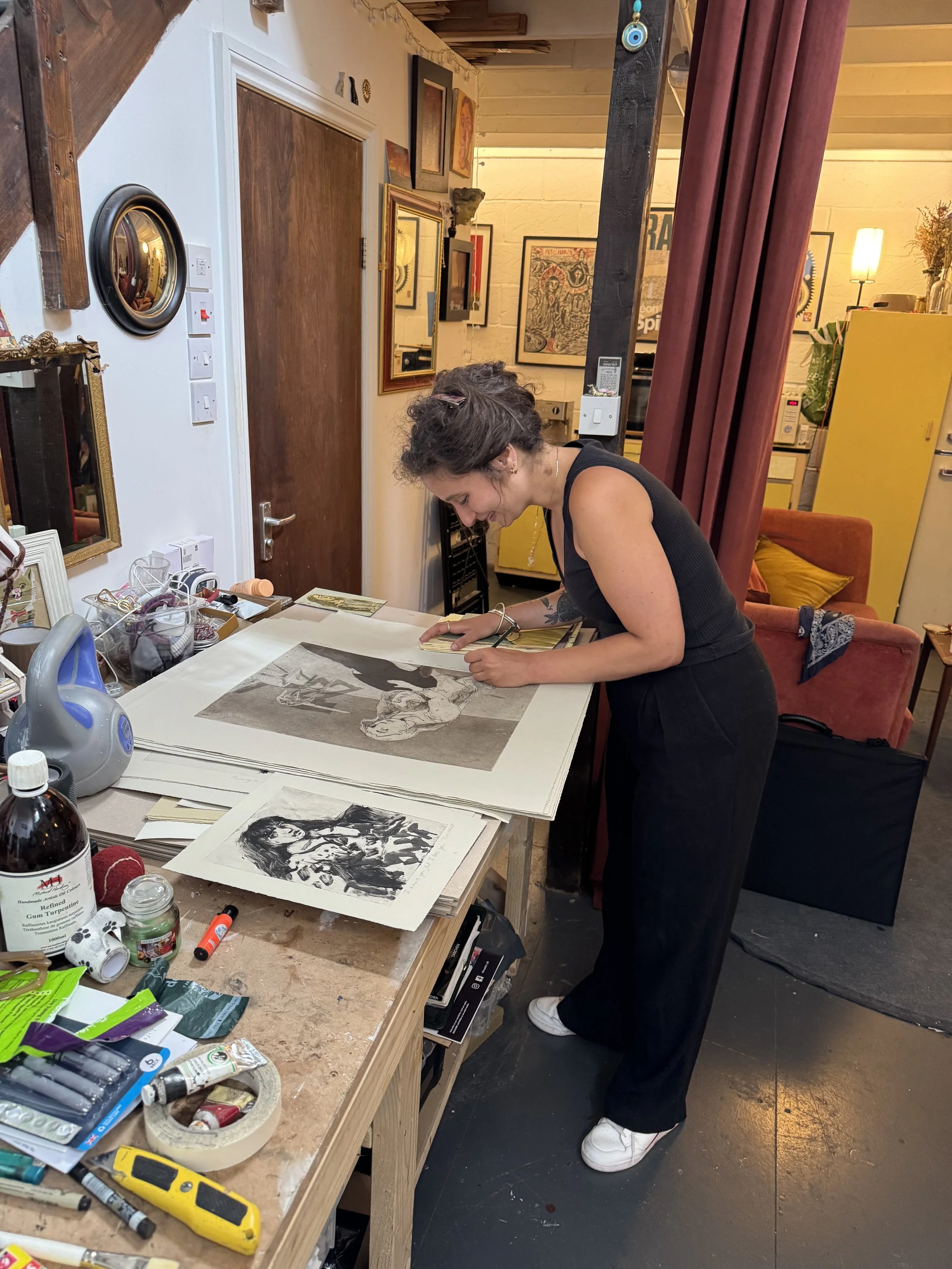 Recent visit to Liorah Tchiprout studio