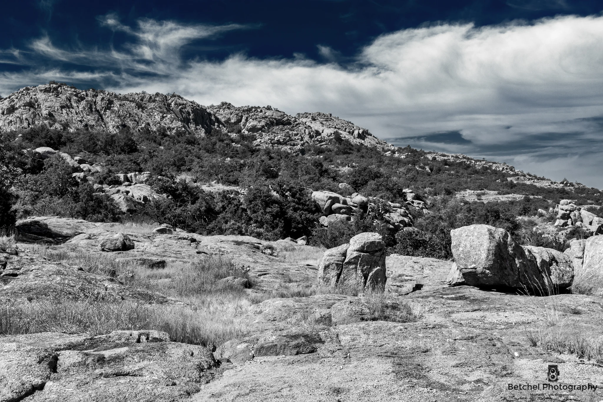 Elk Mountain - Wichita Mountains Wildlife Refuge. Image by Betchel Photography of Edmond.