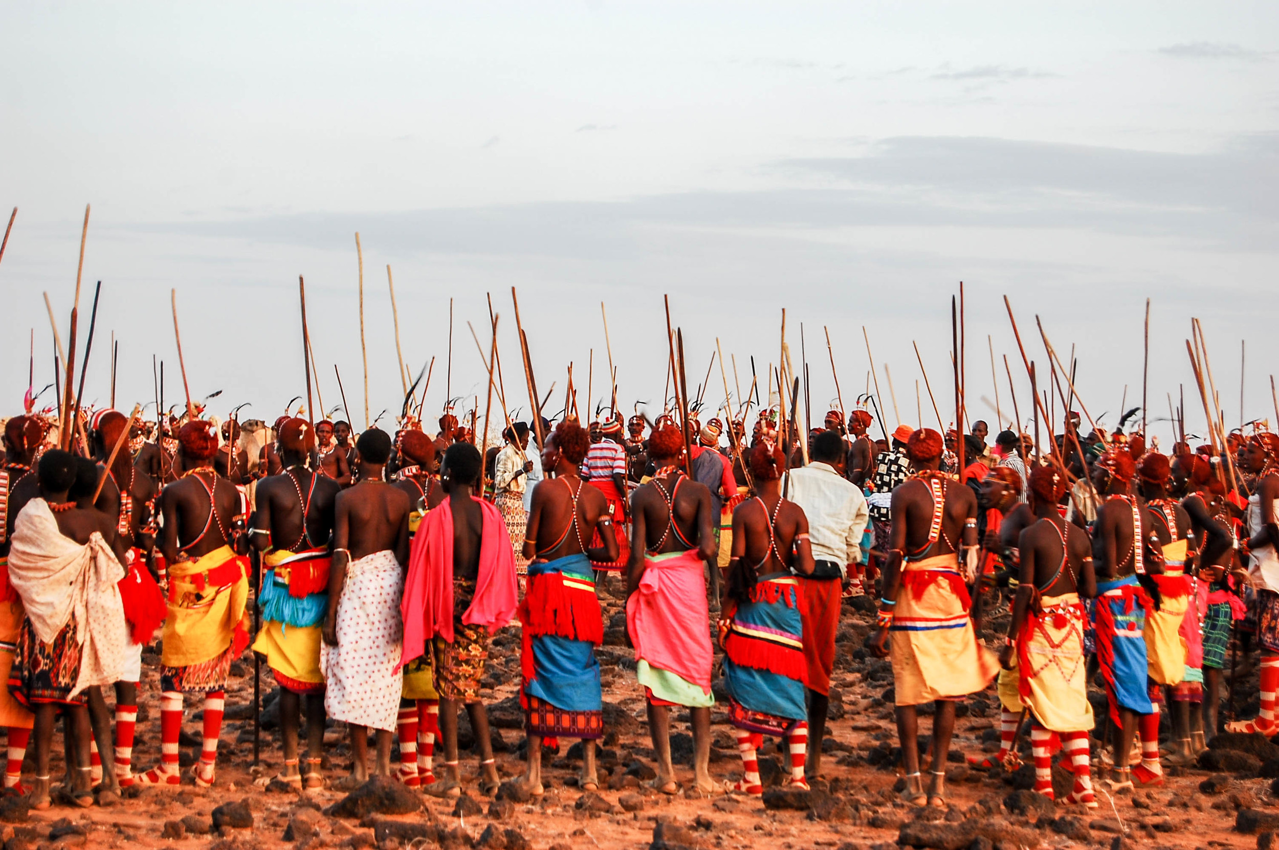 Warriors at a special age-set ceremony.jpg