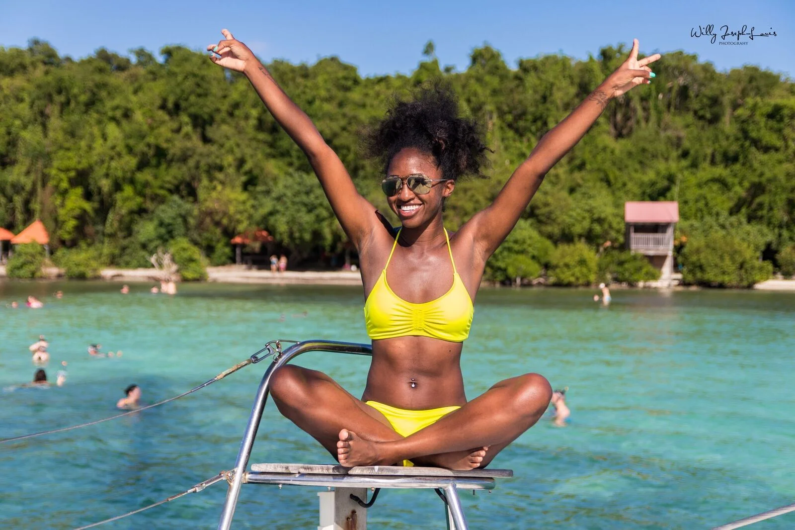 Francesca yellow bikini.jpeg
