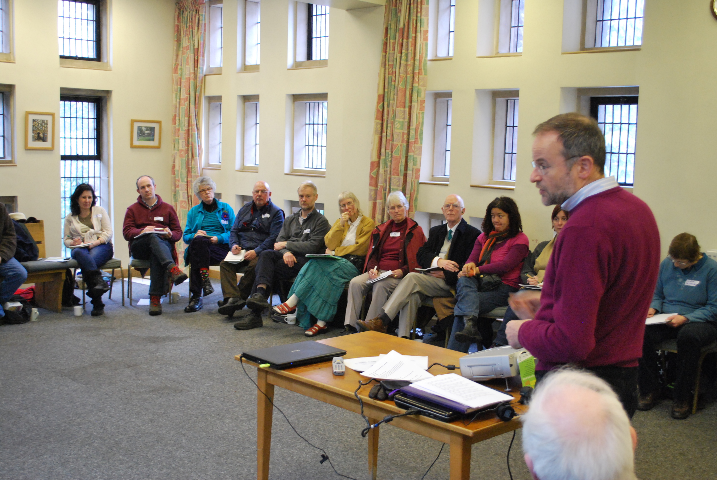 Paul Blomfield MP talking about effective ways of lobbying your MP at our recent Climate Ambassador training day in Sheffield. 