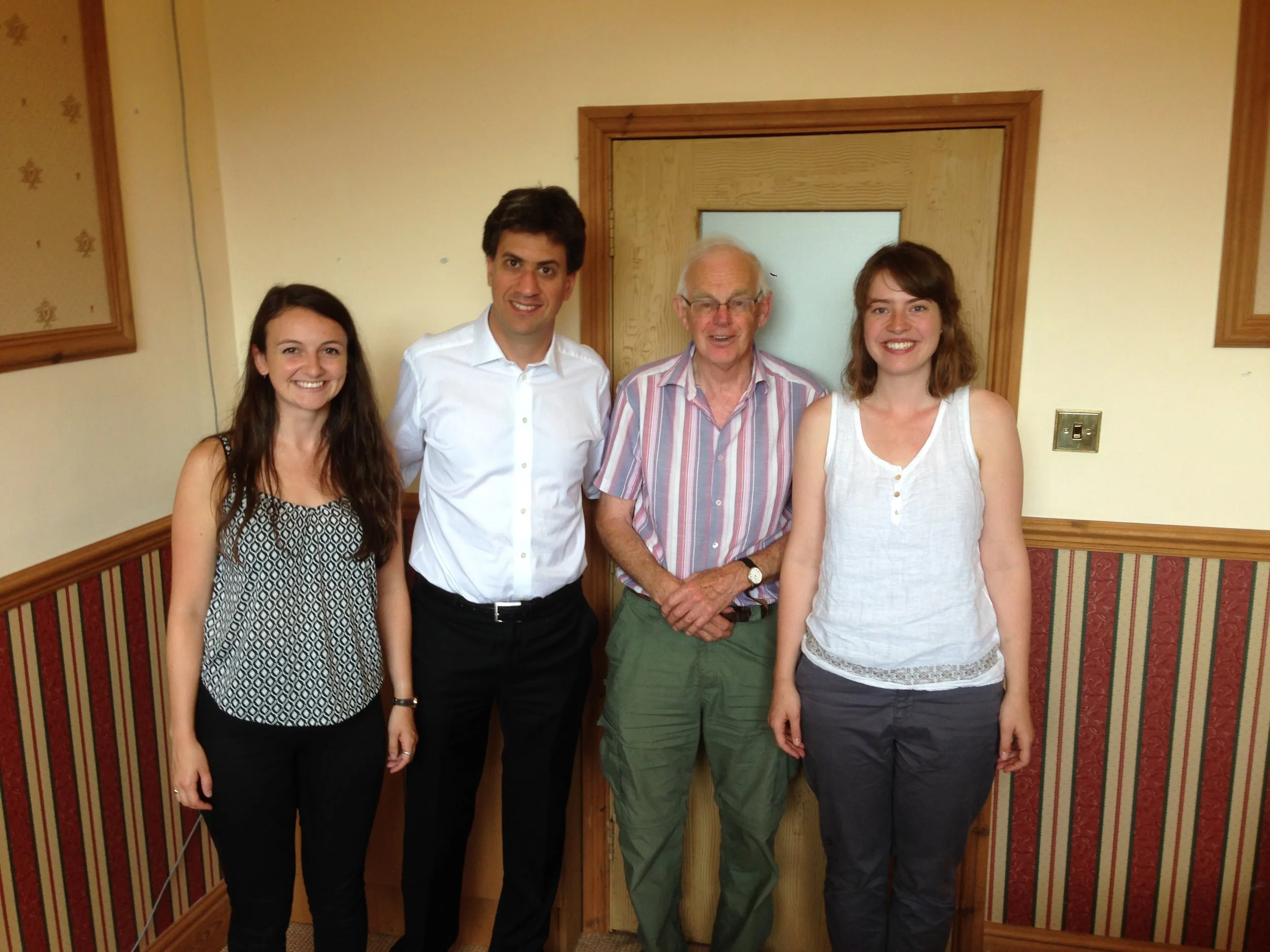 Some of the HFTF team meeting with Ed Miliband MP