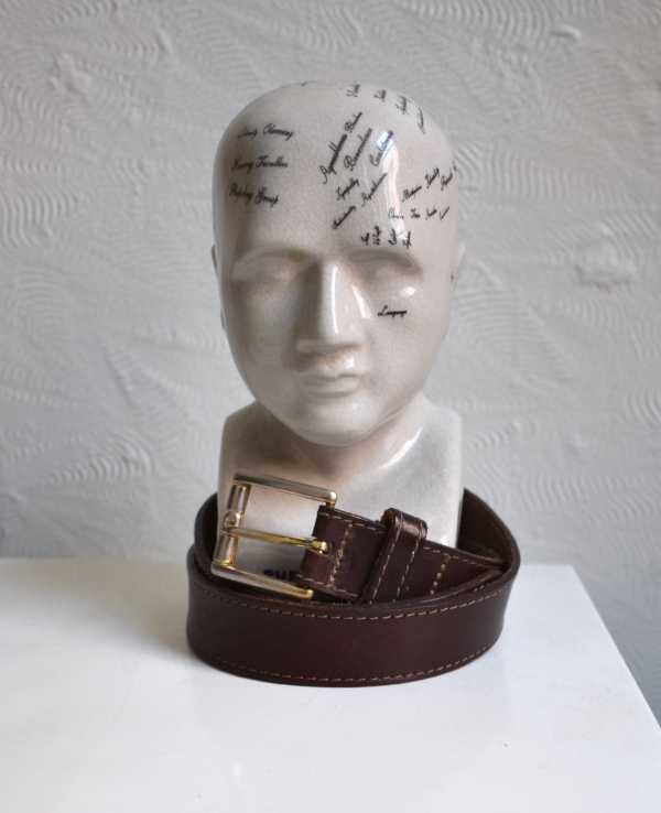 "I stole my mom’s vintage leather belt, everyone needs a good leather belt in their closet"