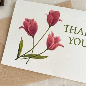 Unique Thank You Greeting Card: Gratitude Is Wonder - Shaboo Prints -  PinkLion