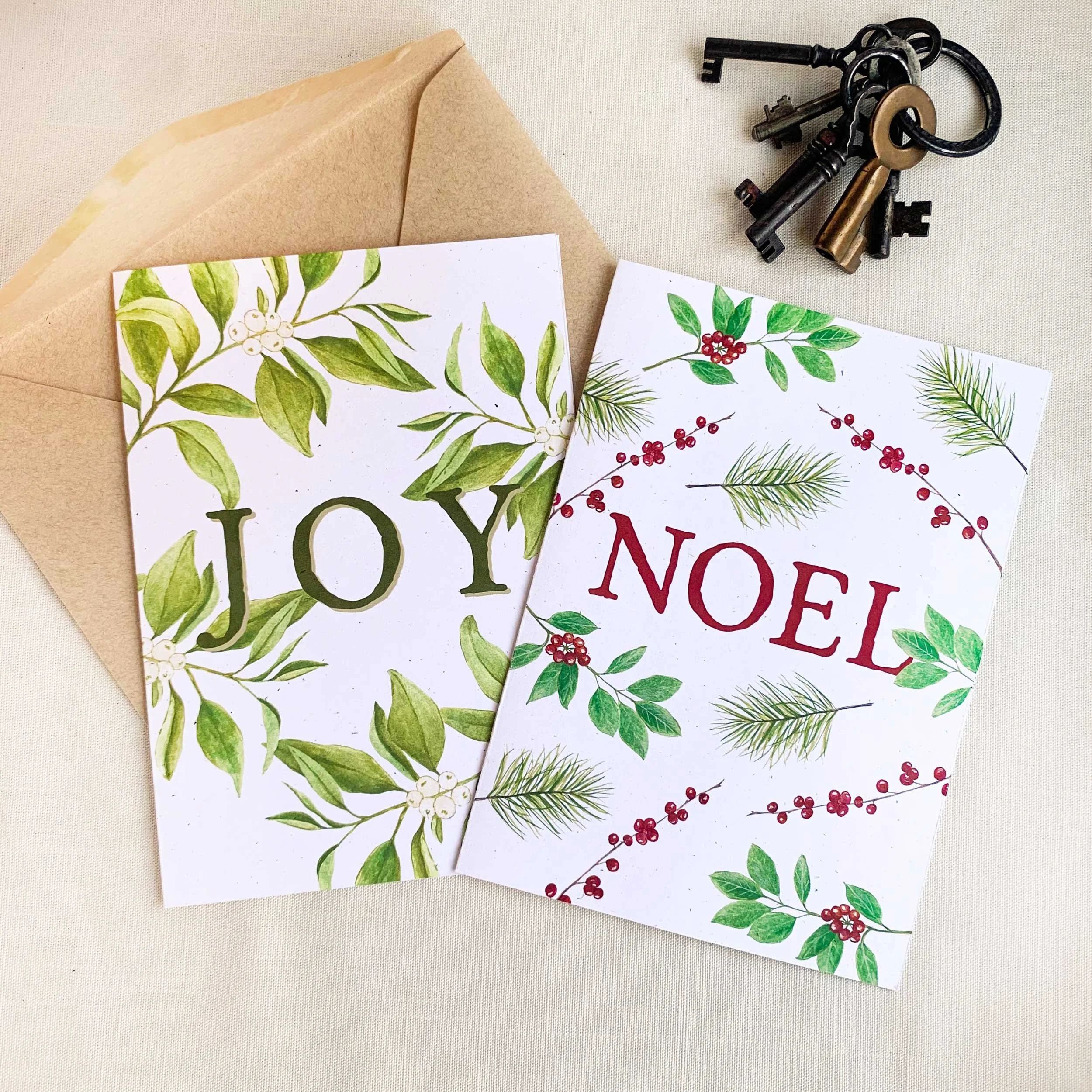 Holiday & Christmas Eco Friendly Greeting Card Set