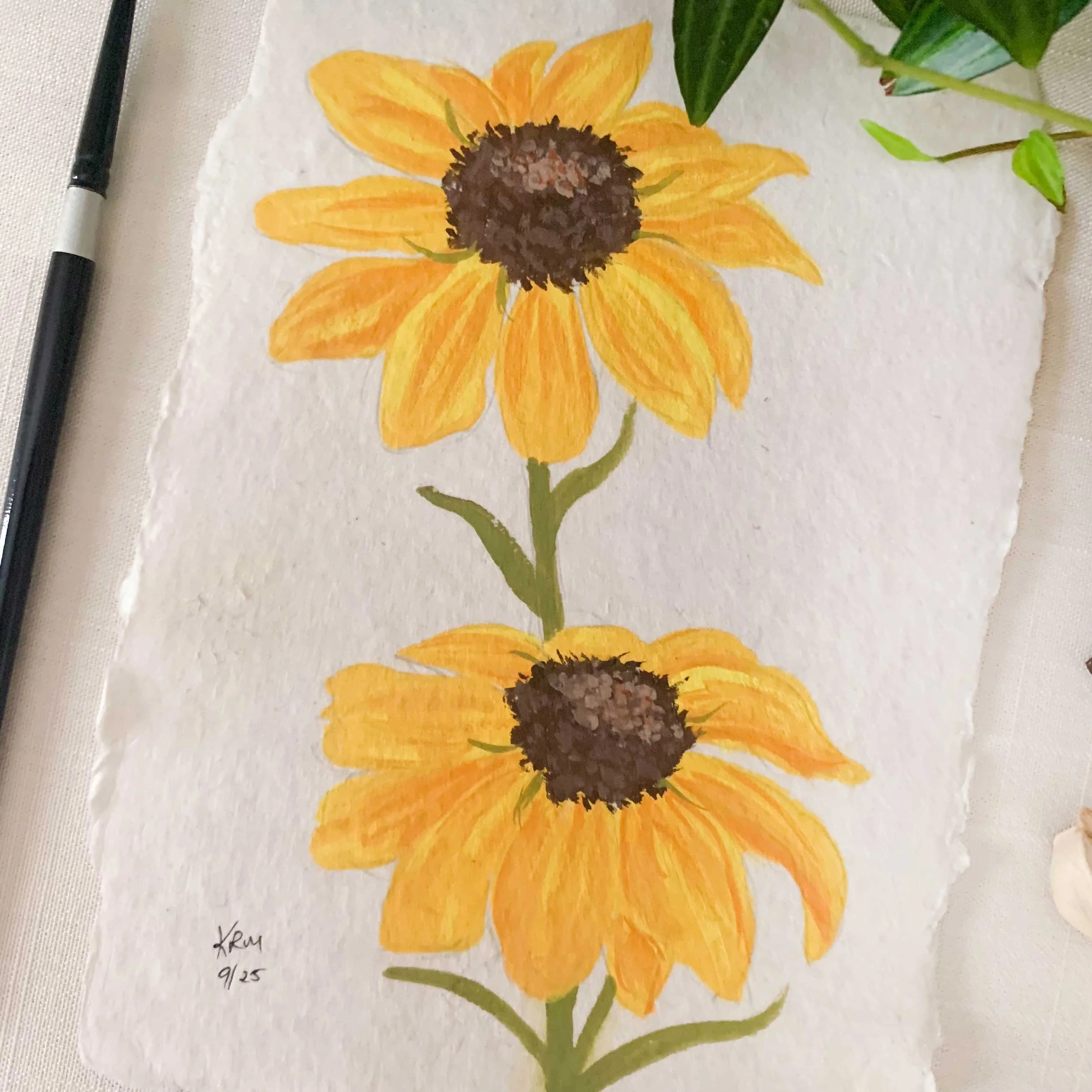 black-eye-susan-handmade-paper-painting_2.jpg