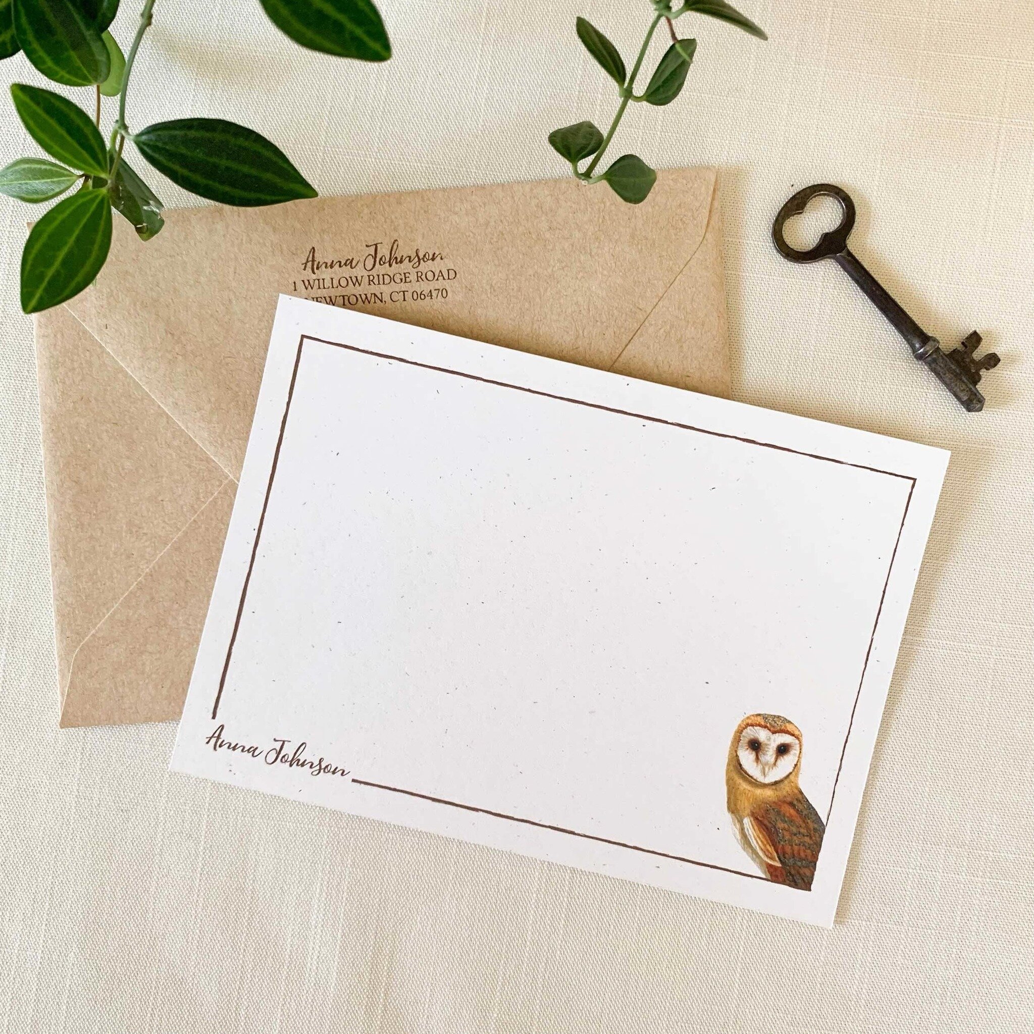 Now available, my Barn Owl on notecards. Personalized with your name. Printed on recycled paper.
#owllovers #owlstationary #owlart #notecards #stationery #personalizedgifts #ecofriendlypackaging #ecofriendlygifts #recycledpaper #barnowl #willowglenst