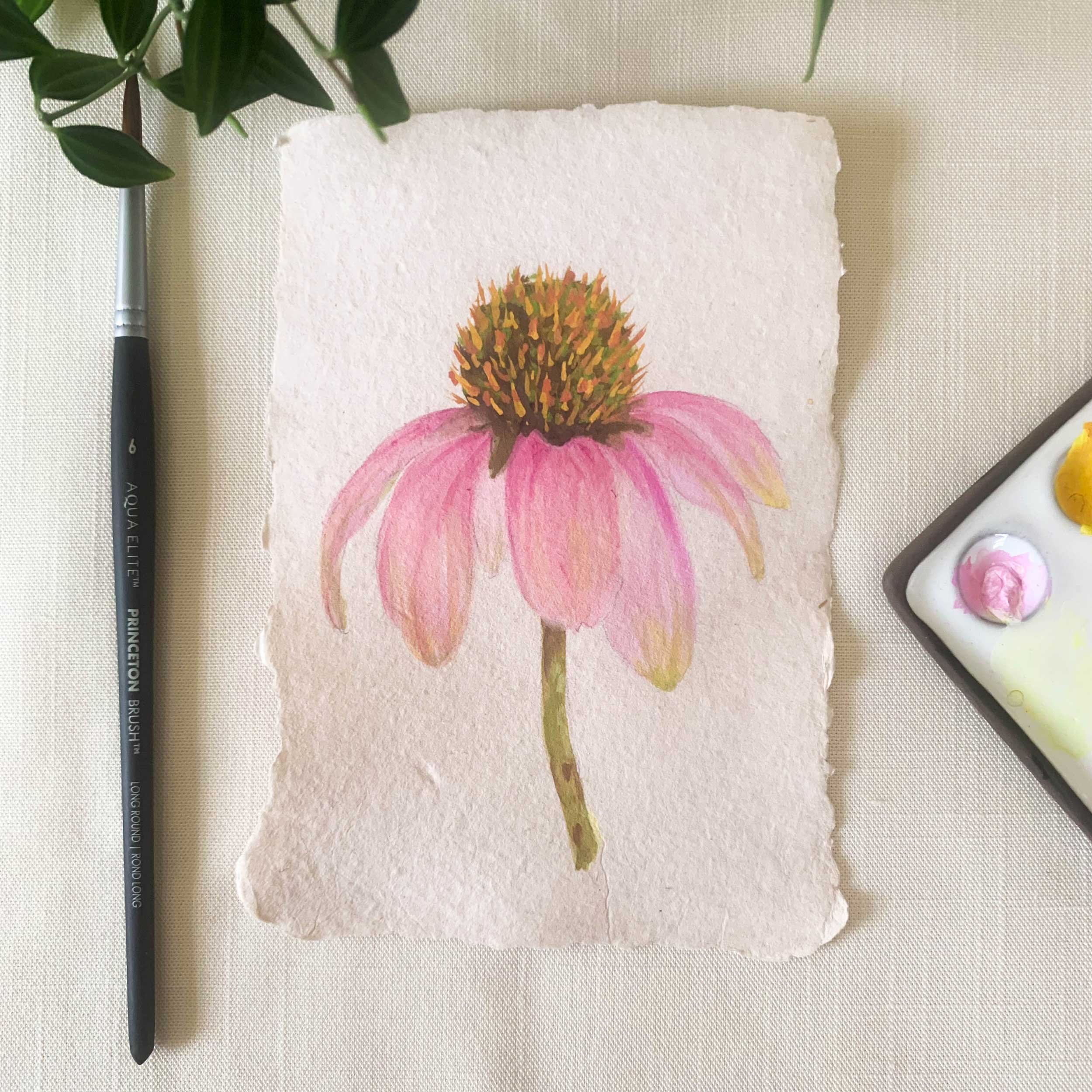 pink-coneflower-handmade-paper-painting_1.jpg