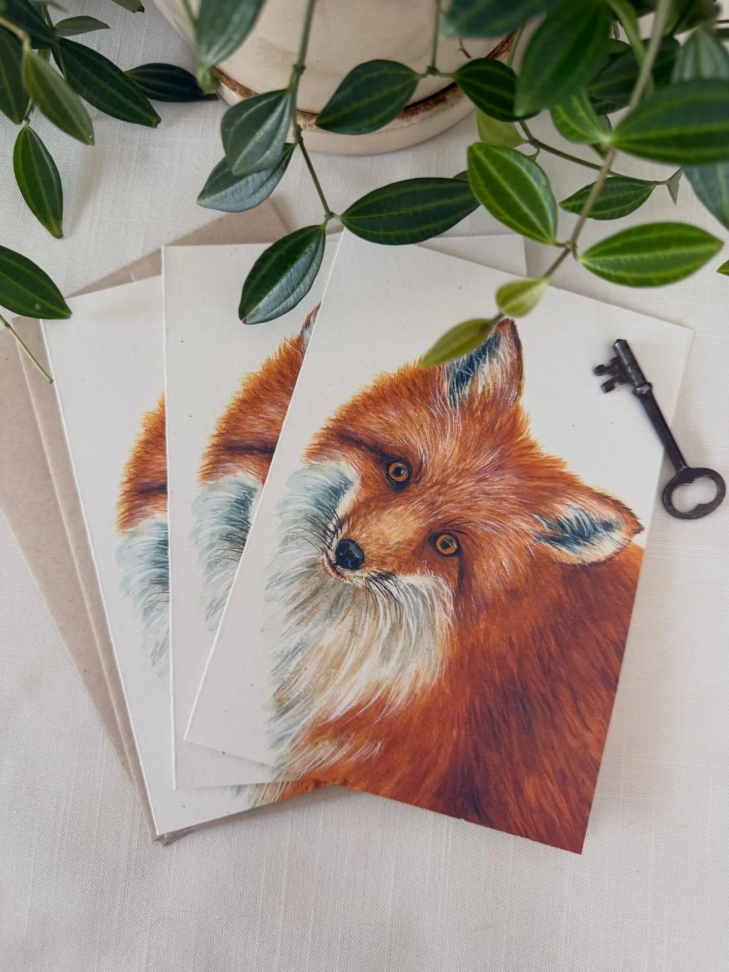 This cute 3-pack of my Adult Red Fox greeting cards is going out in the mail.
#redfox #foxwatercolor #greetingcards #foxprint #stationeryshop