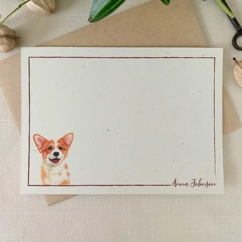 Fine Eco-Friendly Stationery Watercolors Willow Glen