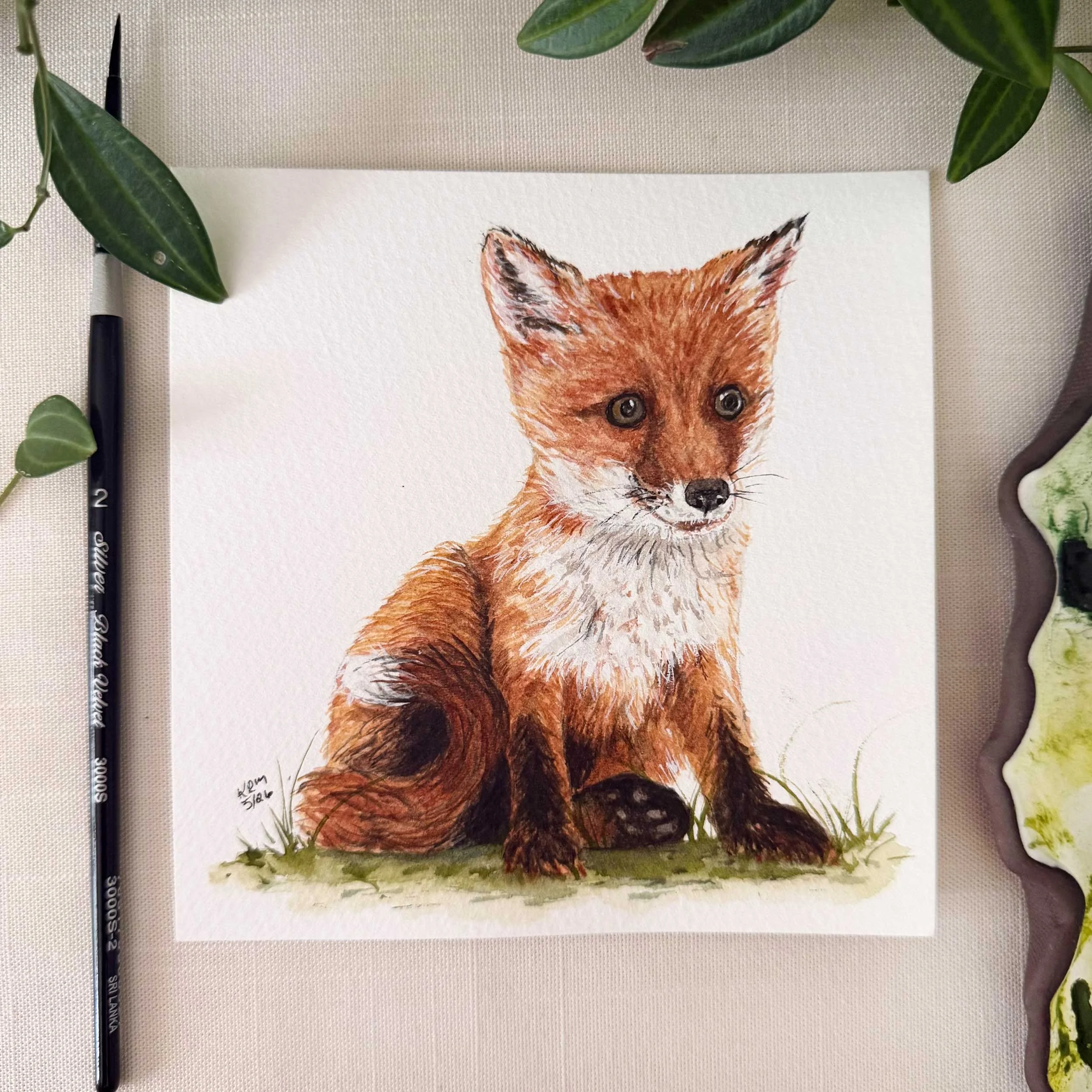 young-fox-sitting_painting_1.jpg
