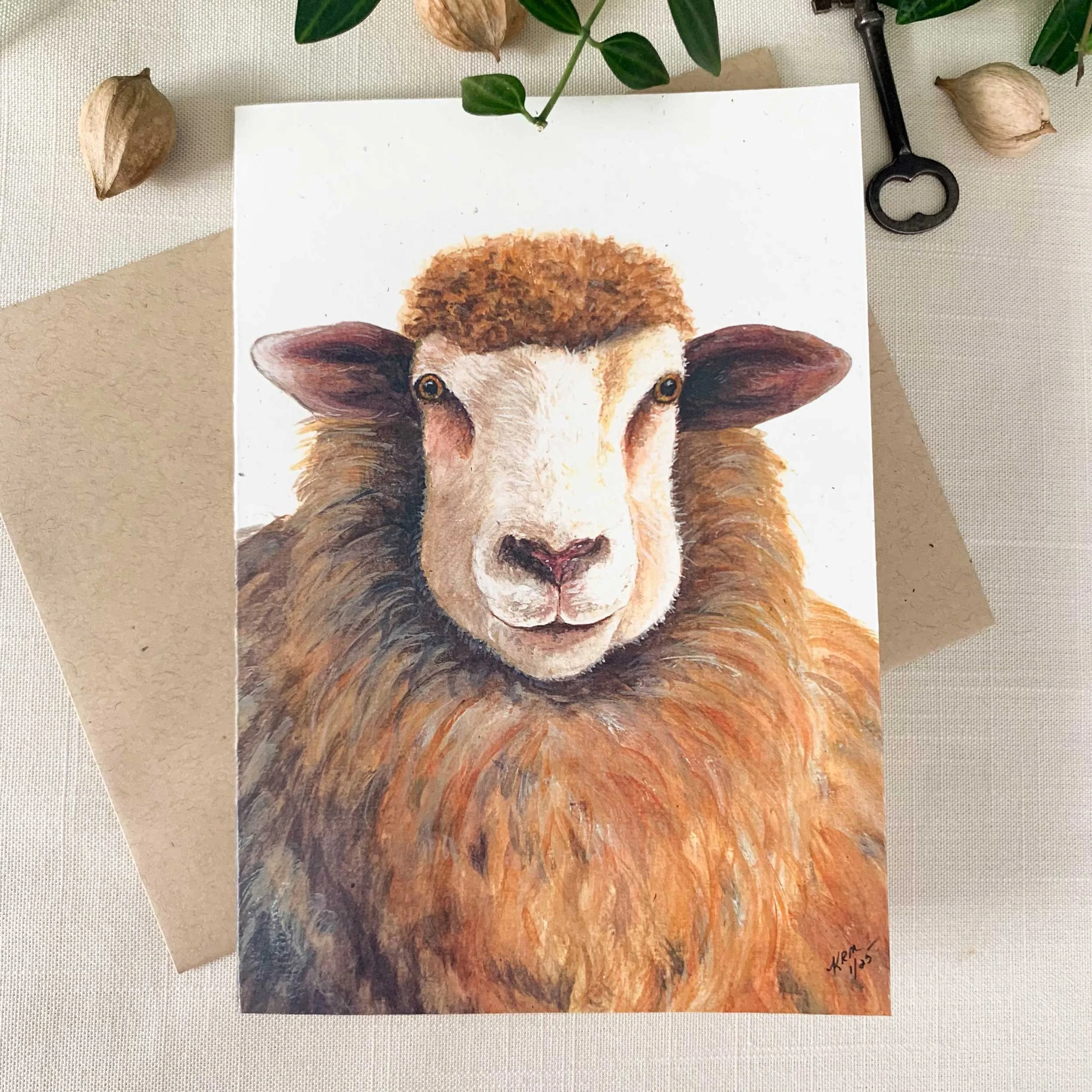 Sheep Frameable Greeting Card