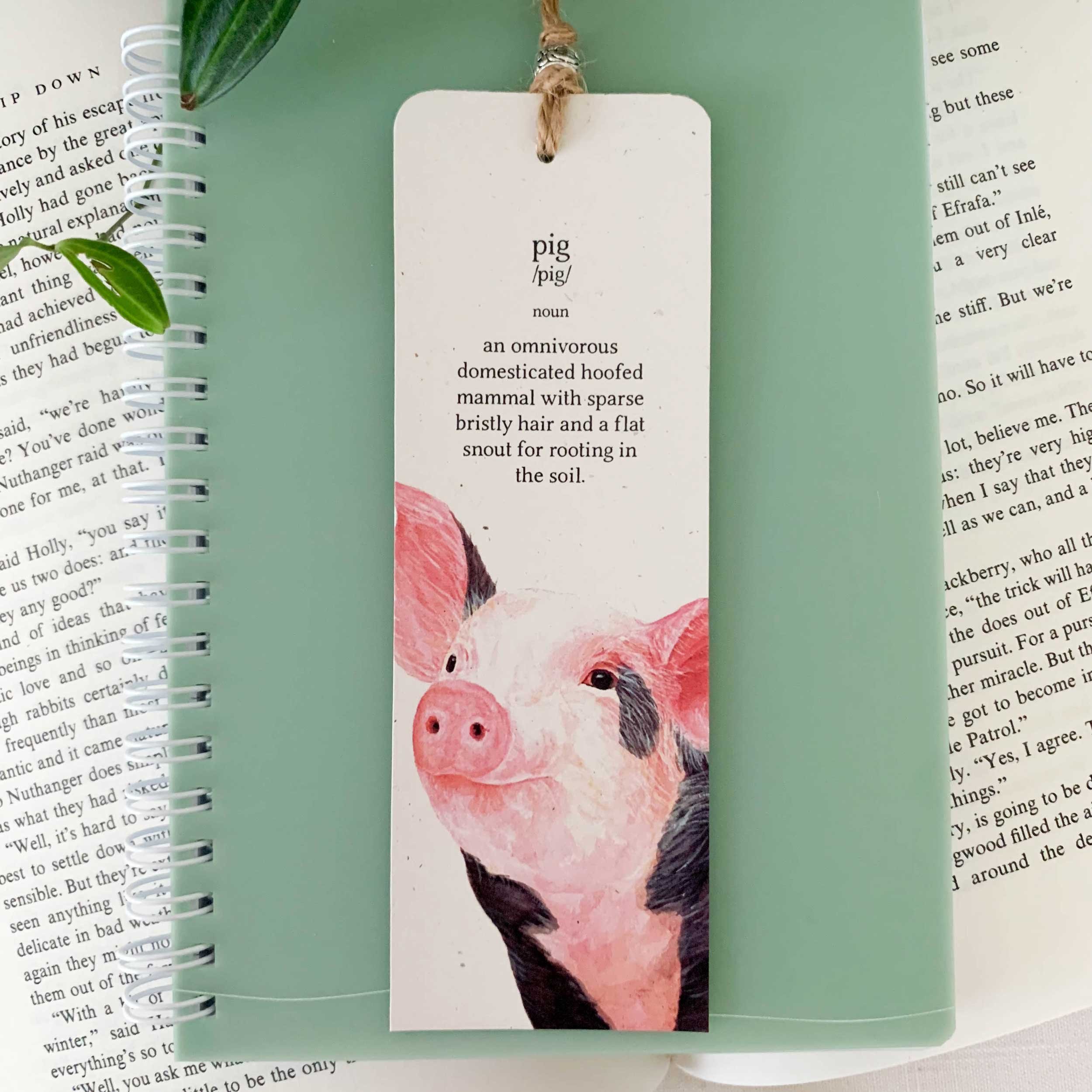 Baby Piglet Bookmark