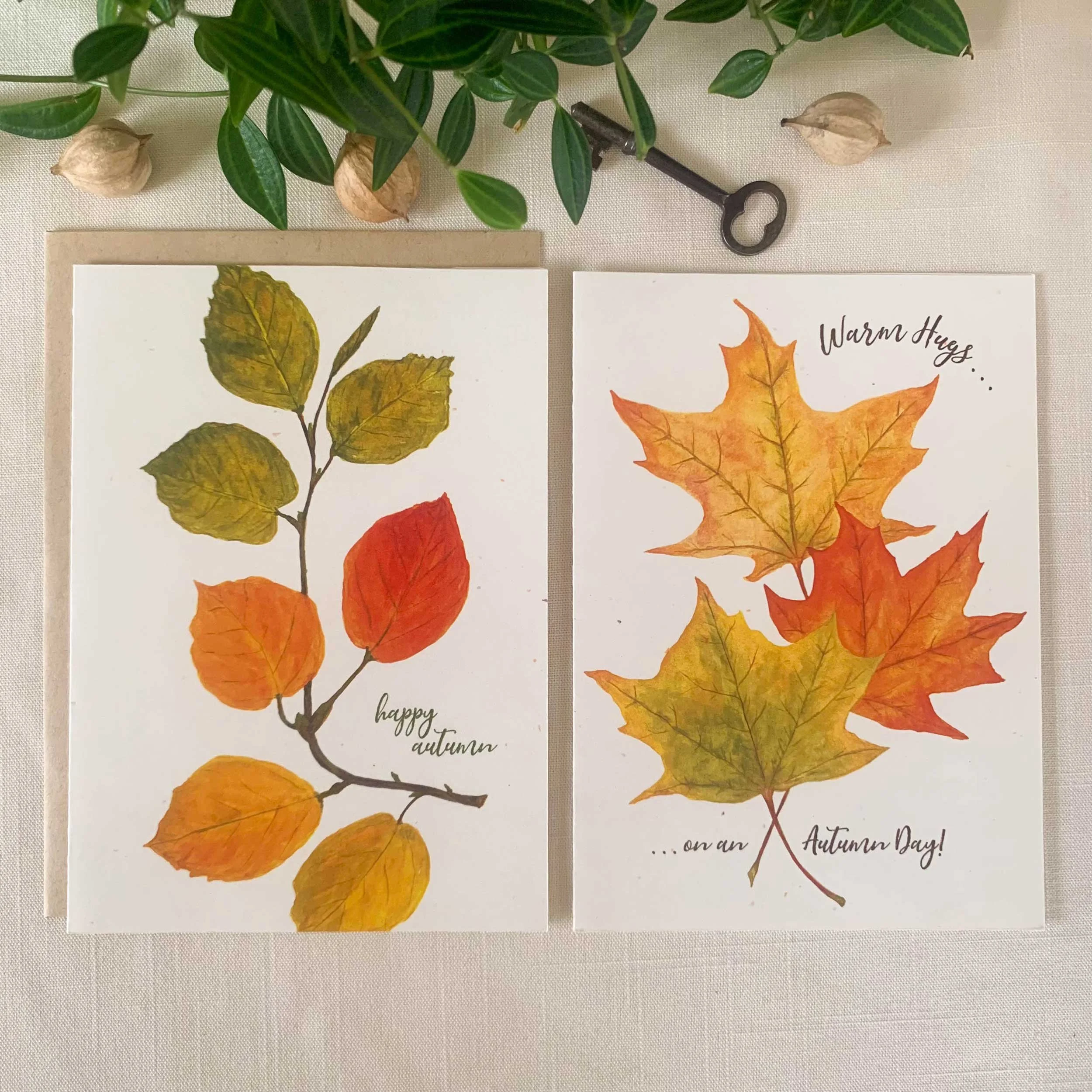 Autumn Collection Greeting Cards Pack