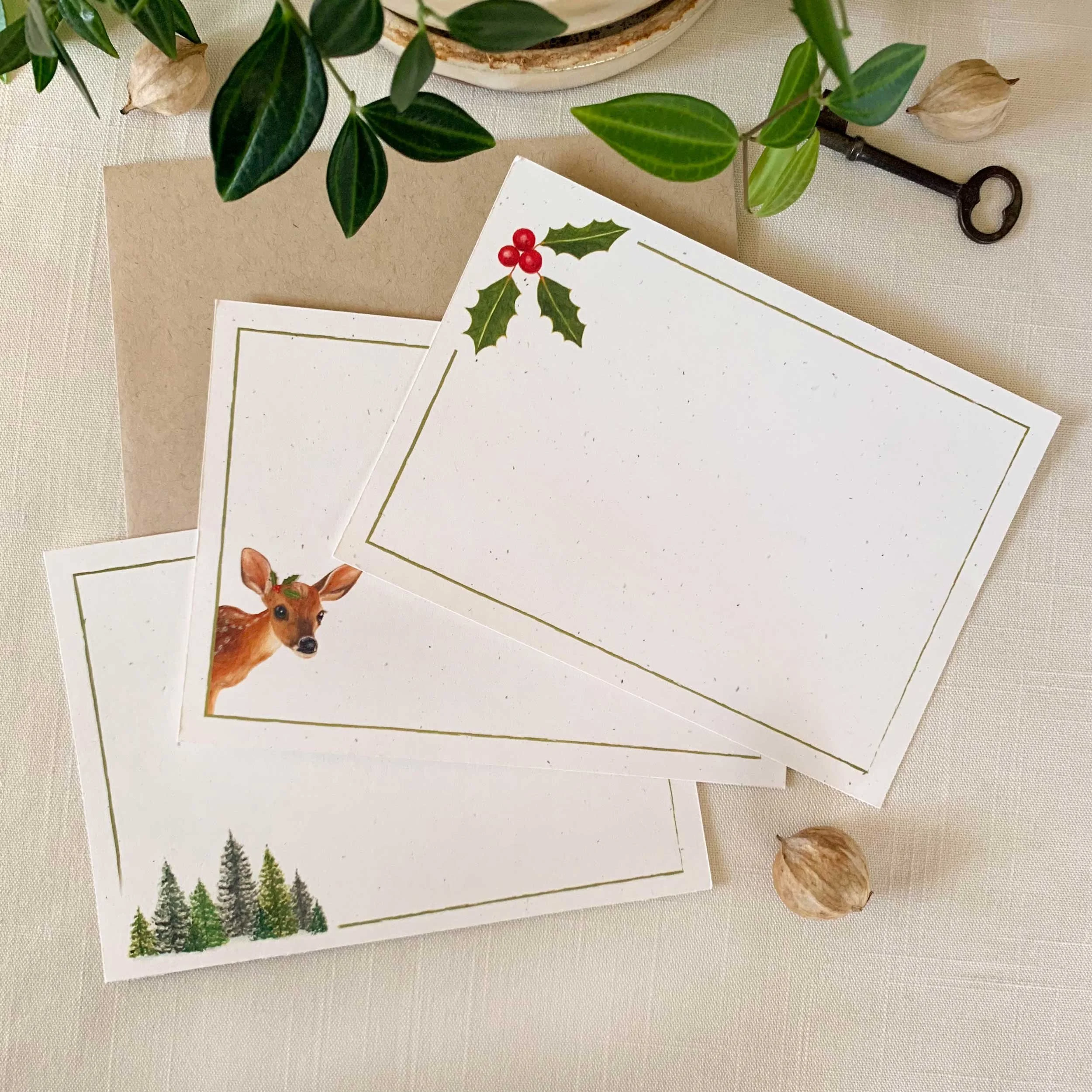 Winter Holiday Notecard Set