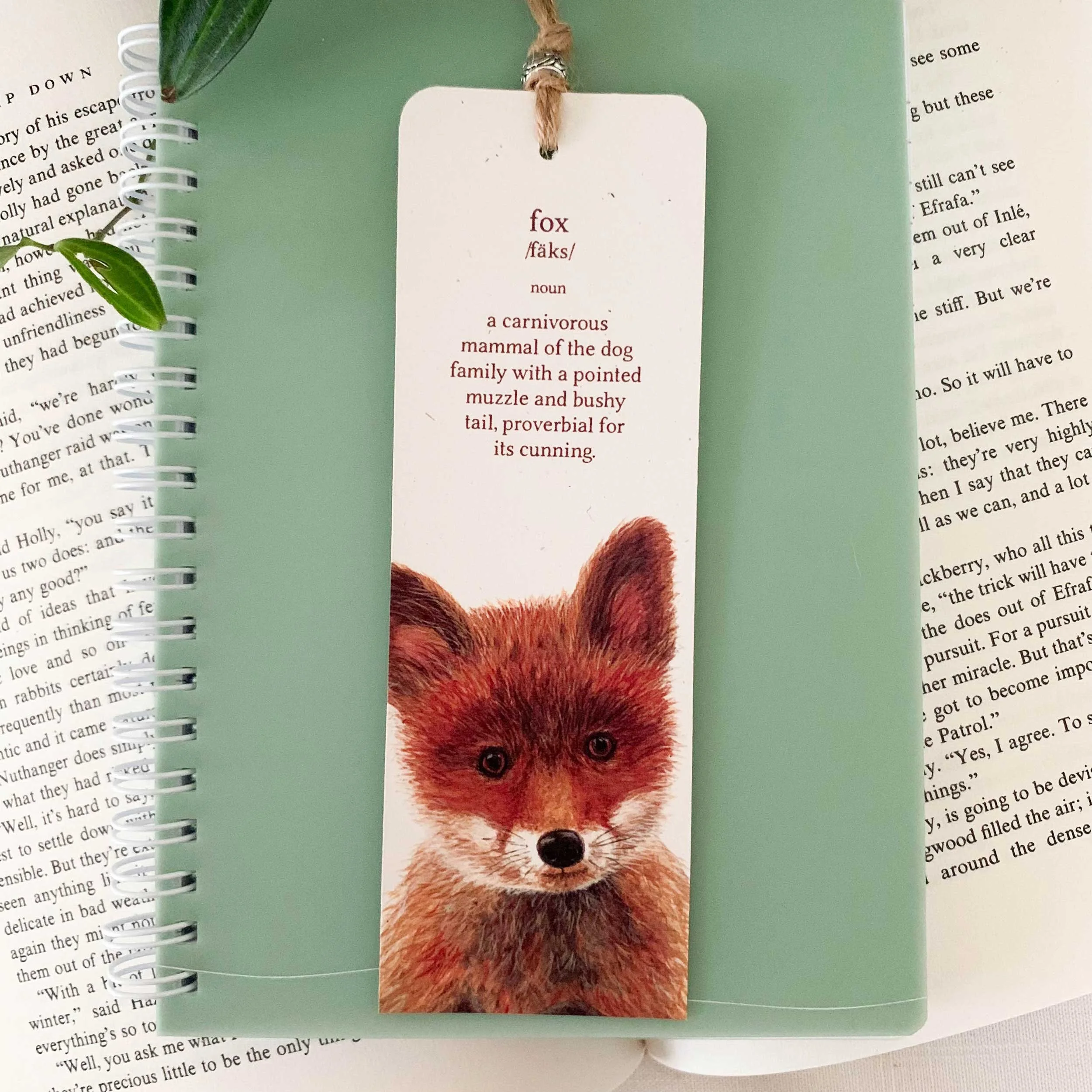 Baby Red Fox Bookmark