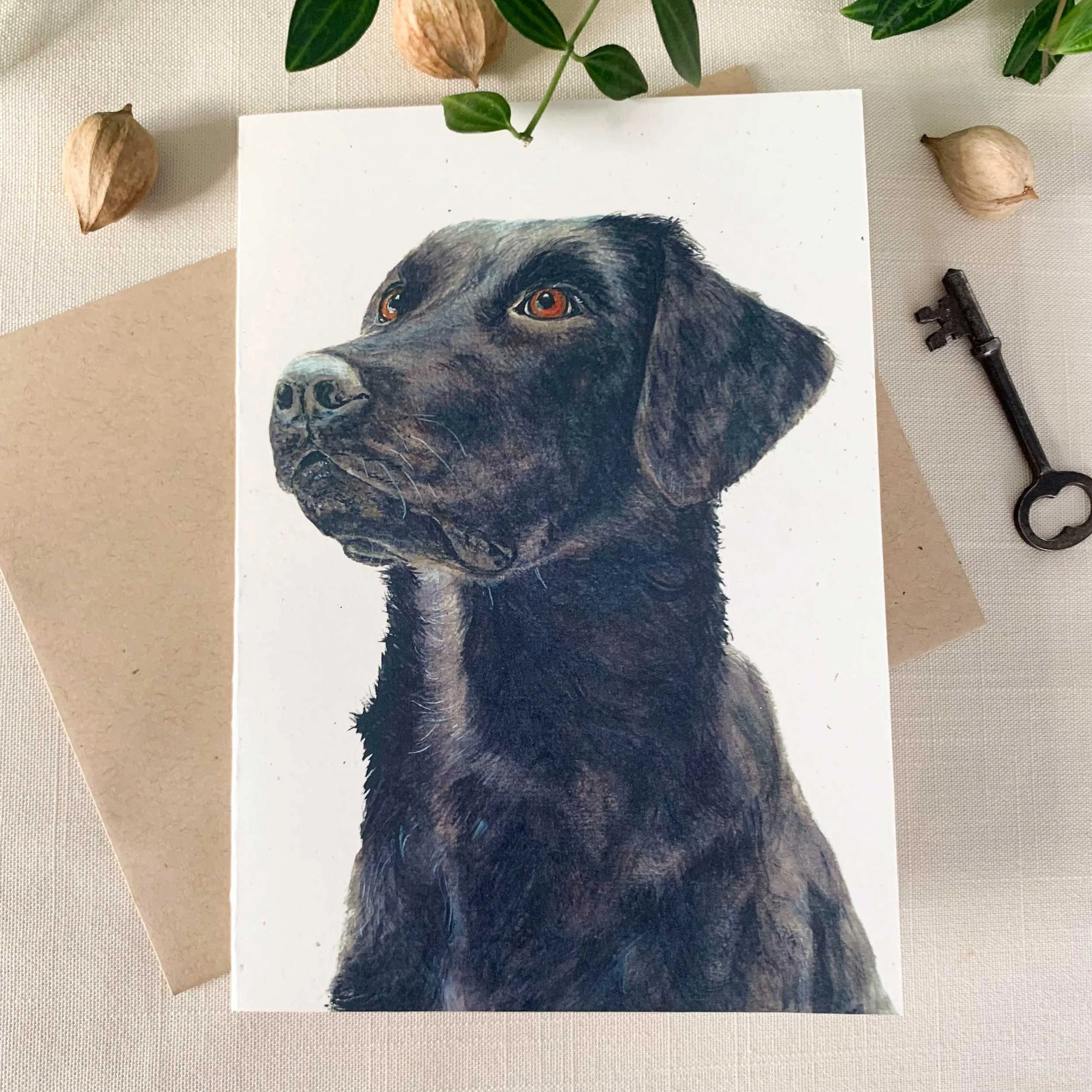 Your Pets Portrait Frameable Greeting Card