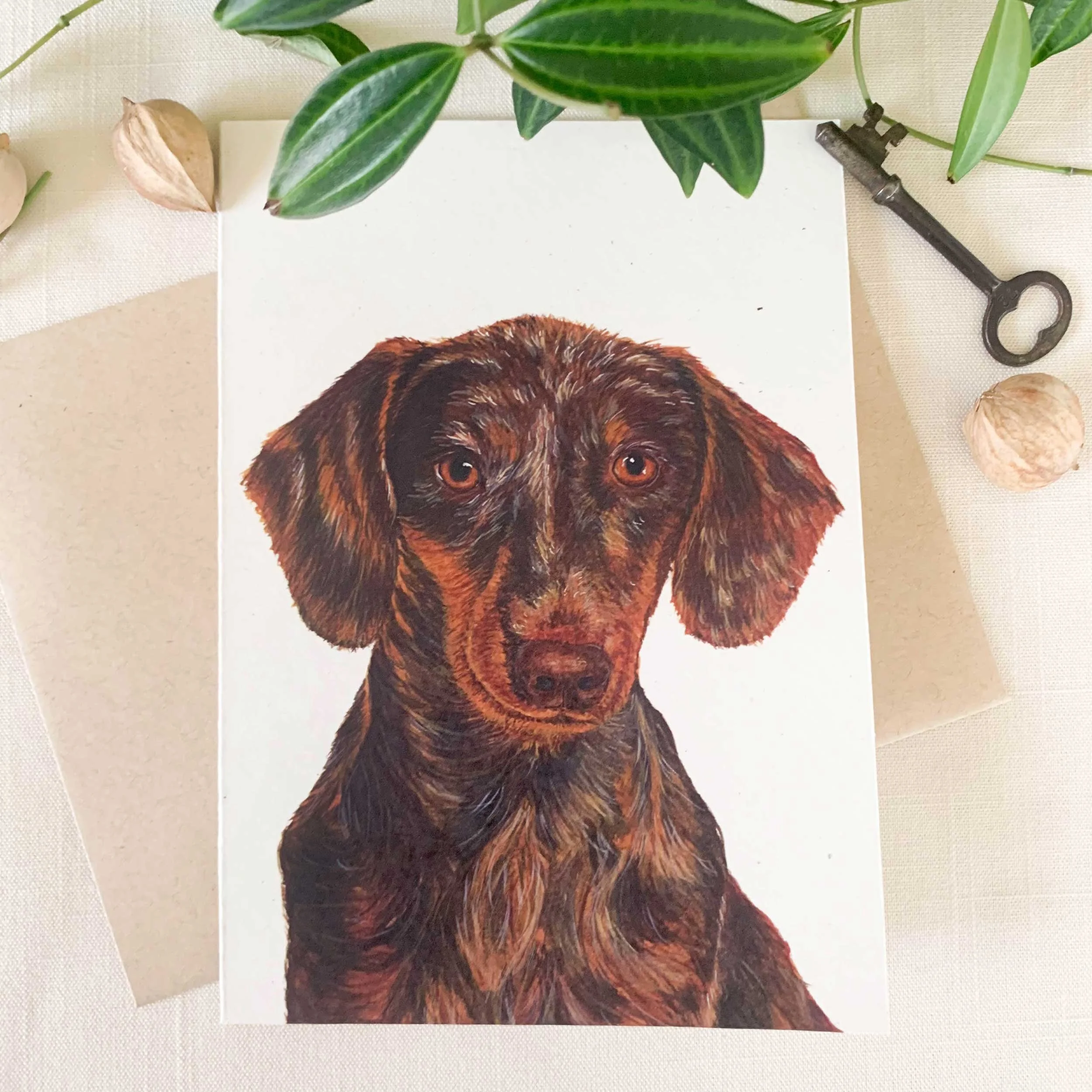 Dachshund Frameable Greeting Card