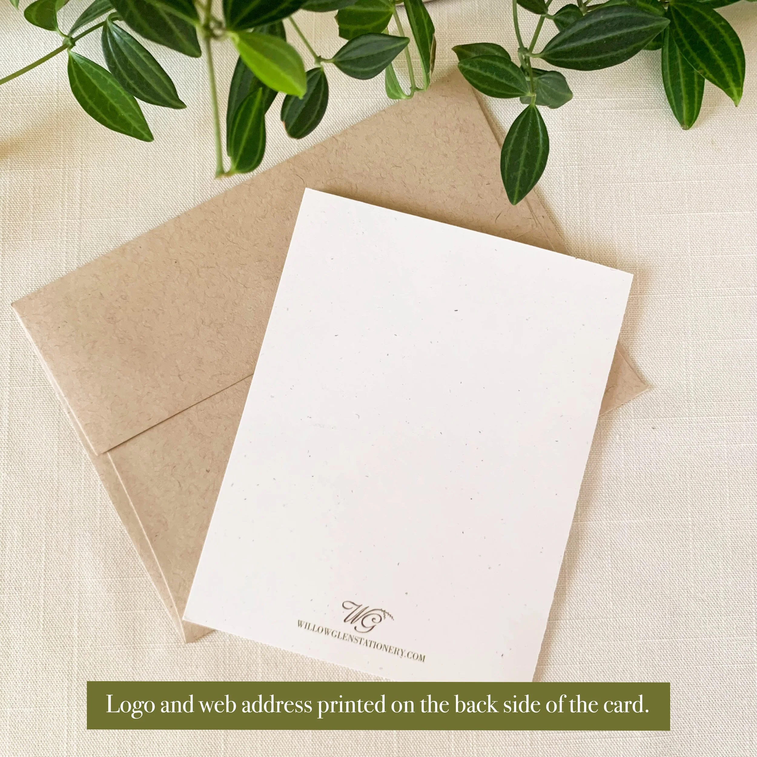 Kip Chasing a Butterfly In Spring Folded Notecard Set