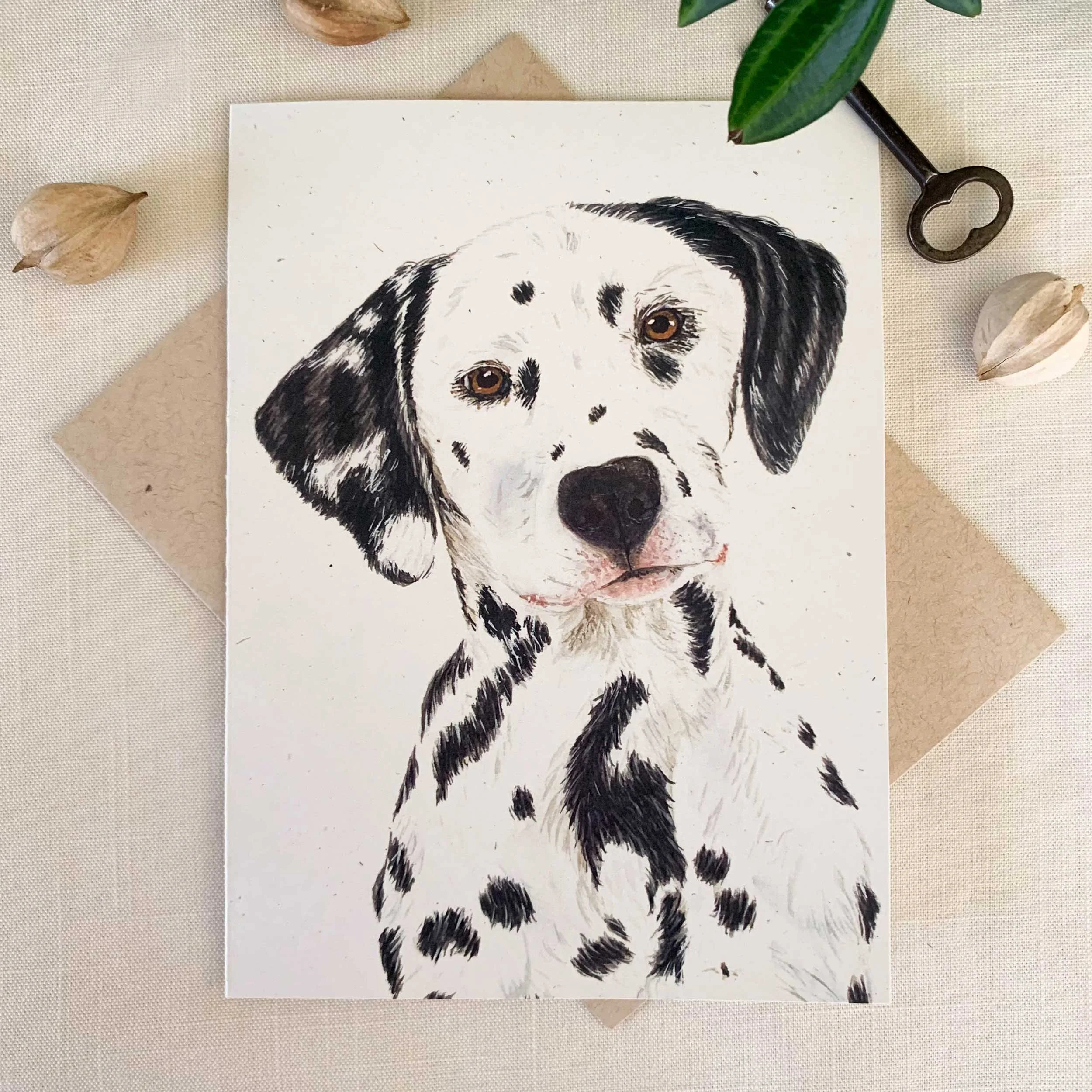 Dalmatian Frameable Greeting Card