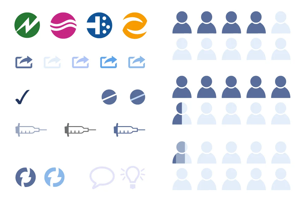Custom and modified icons