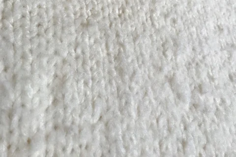 Strickoberfläche nach dem Aufrauen mit der Bürste