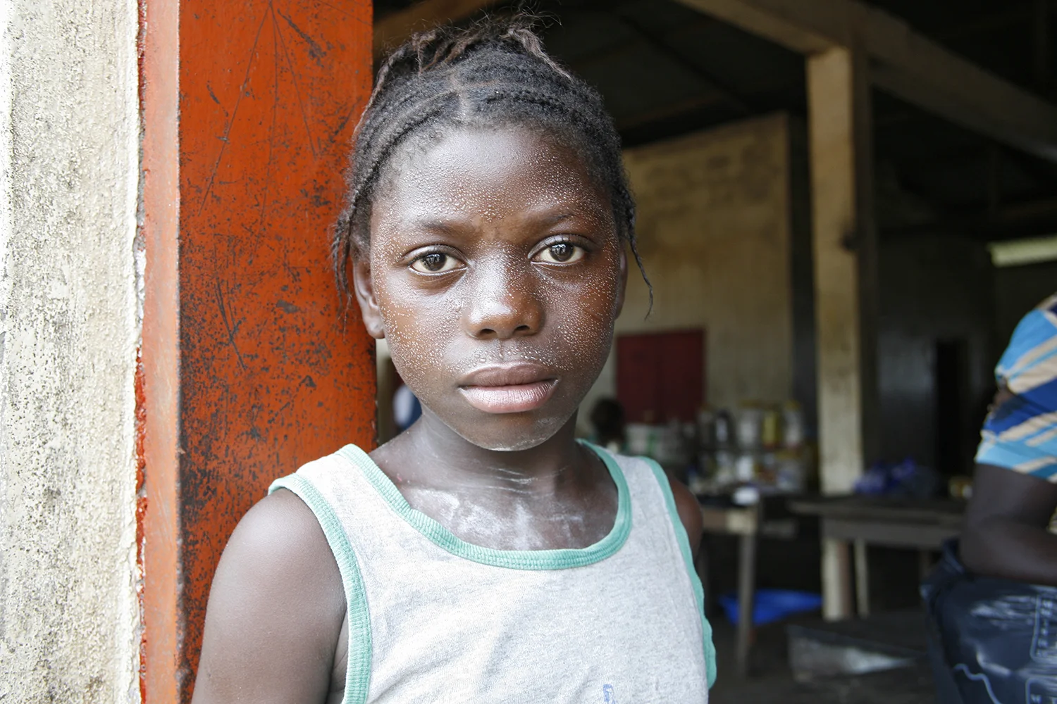 Girl with Perspiration, Robertsport, Liberia