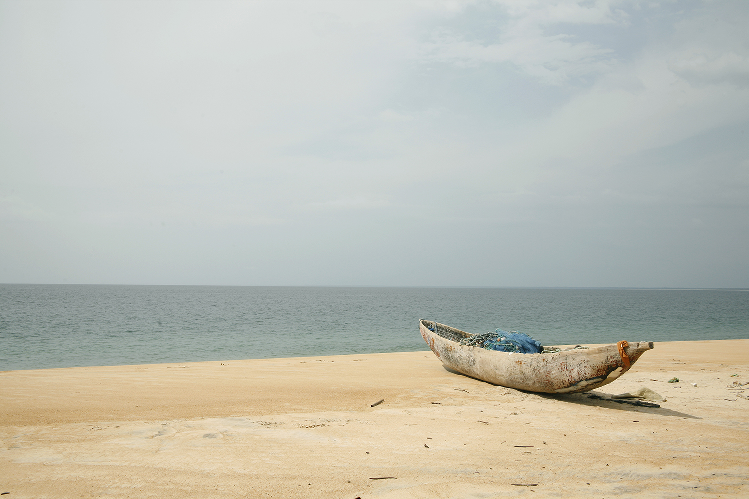 Beached Fishing Boat, Robertsport, Liberia