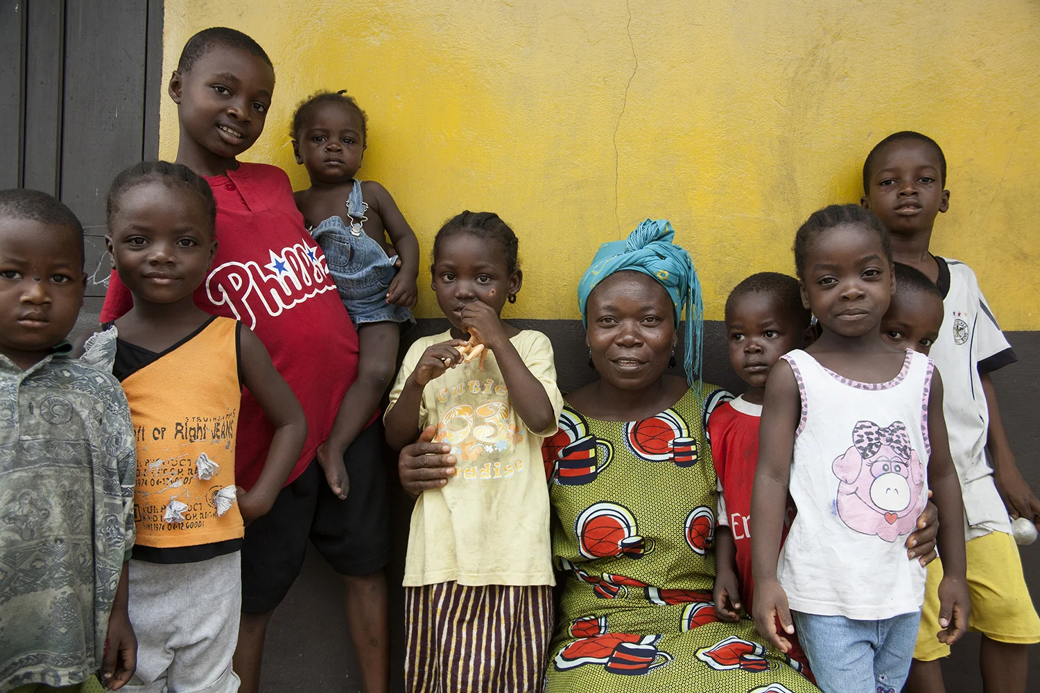 Kulah and Her Orphans, West Point, Liberia
