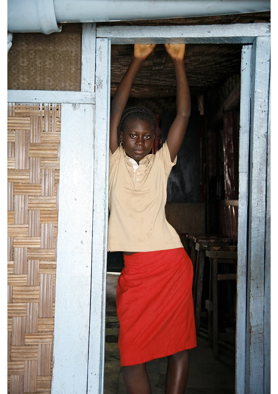 Girl in a Red Skirt, Robertsport, Liberia